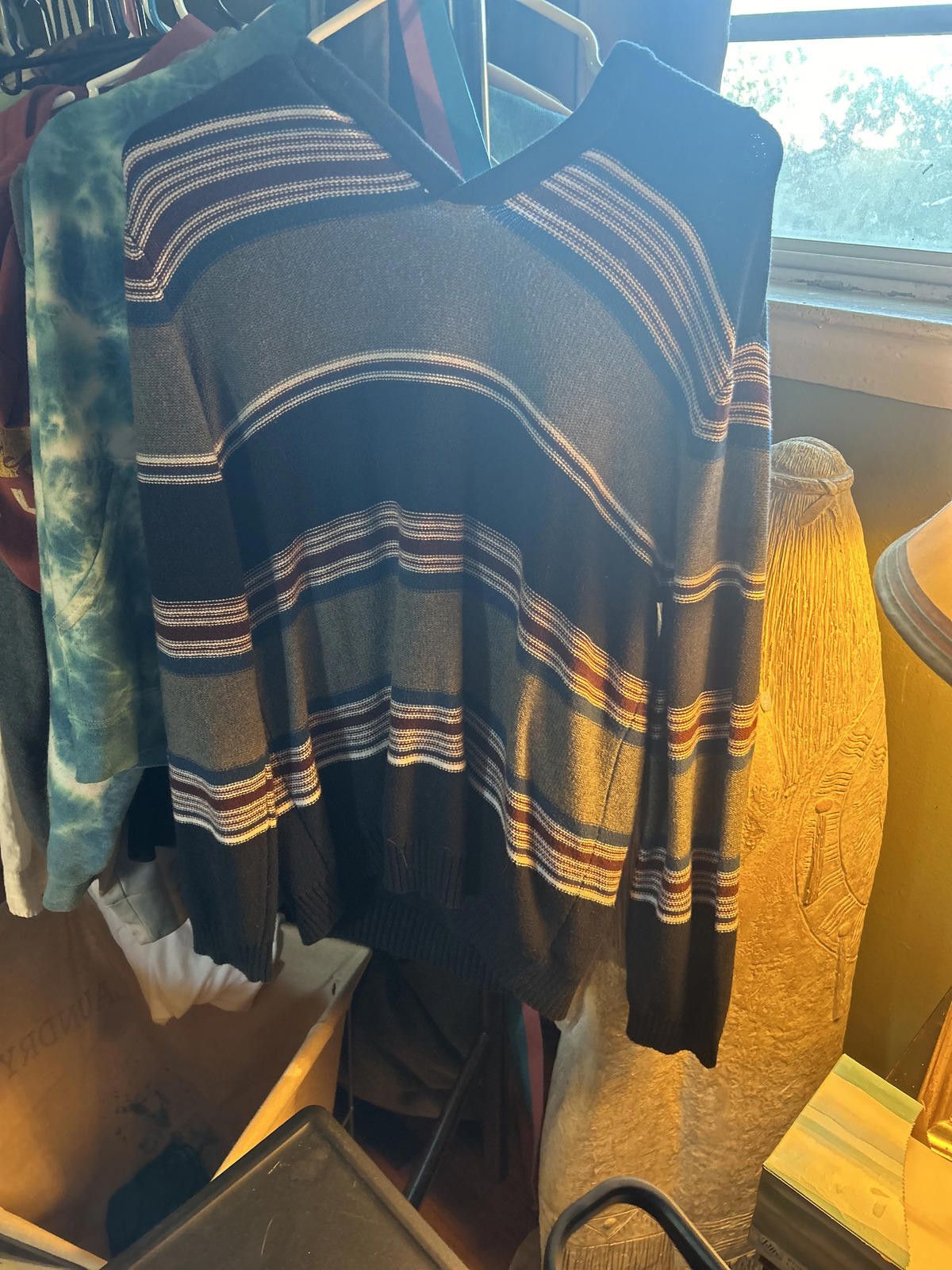 Unknown London Cozy Hooded Striped Sweater for Men - Your New Favorite bud Size US M / EU 48-50 / 2 - 1 Thumbnail