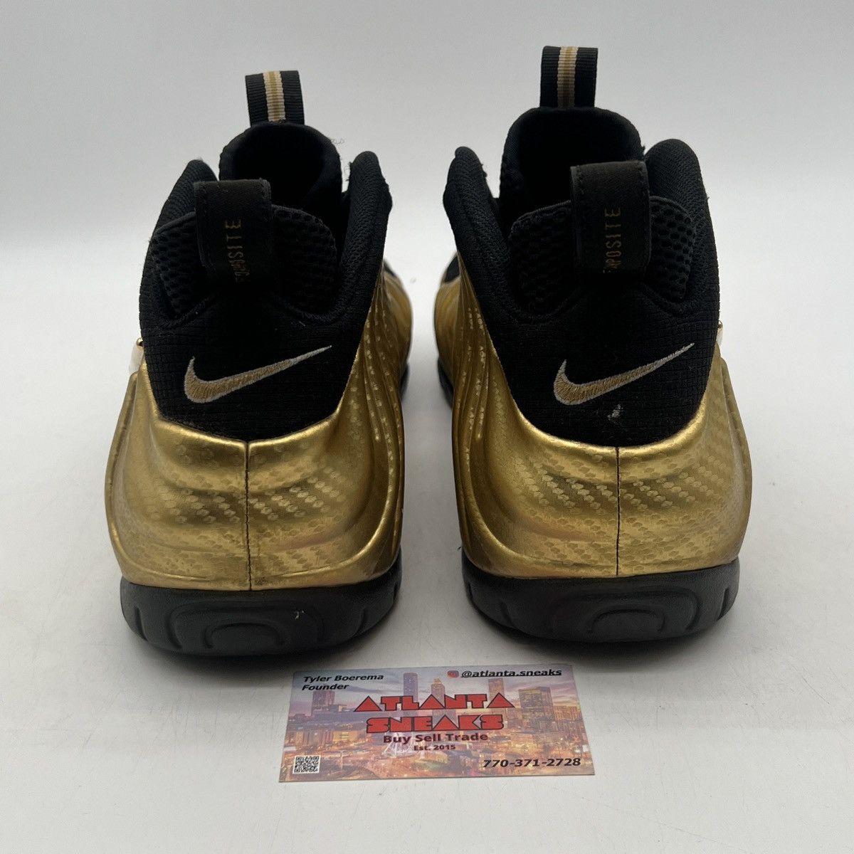 Air Foamposite pro metallic gold