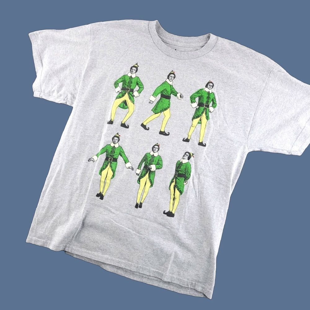 Ripple Junction Elf Shirt Men's XL Gray Crewneck Christmas Short Sleeve Ripple Will Ferrell Size US XL / EU 56 / 4 - 1 Thumbnail