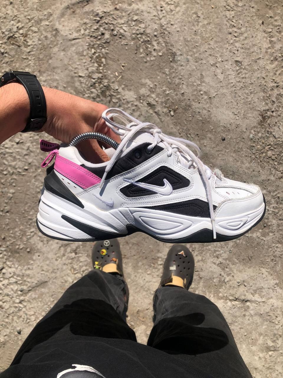 Nike × Vintage VERY RARE NIKE TEKNO M2K SNEAKERS JAPAN STYLE Y2K DRILL 90s Size US 6.5 / EU 39-40 - 1 Thumbnail