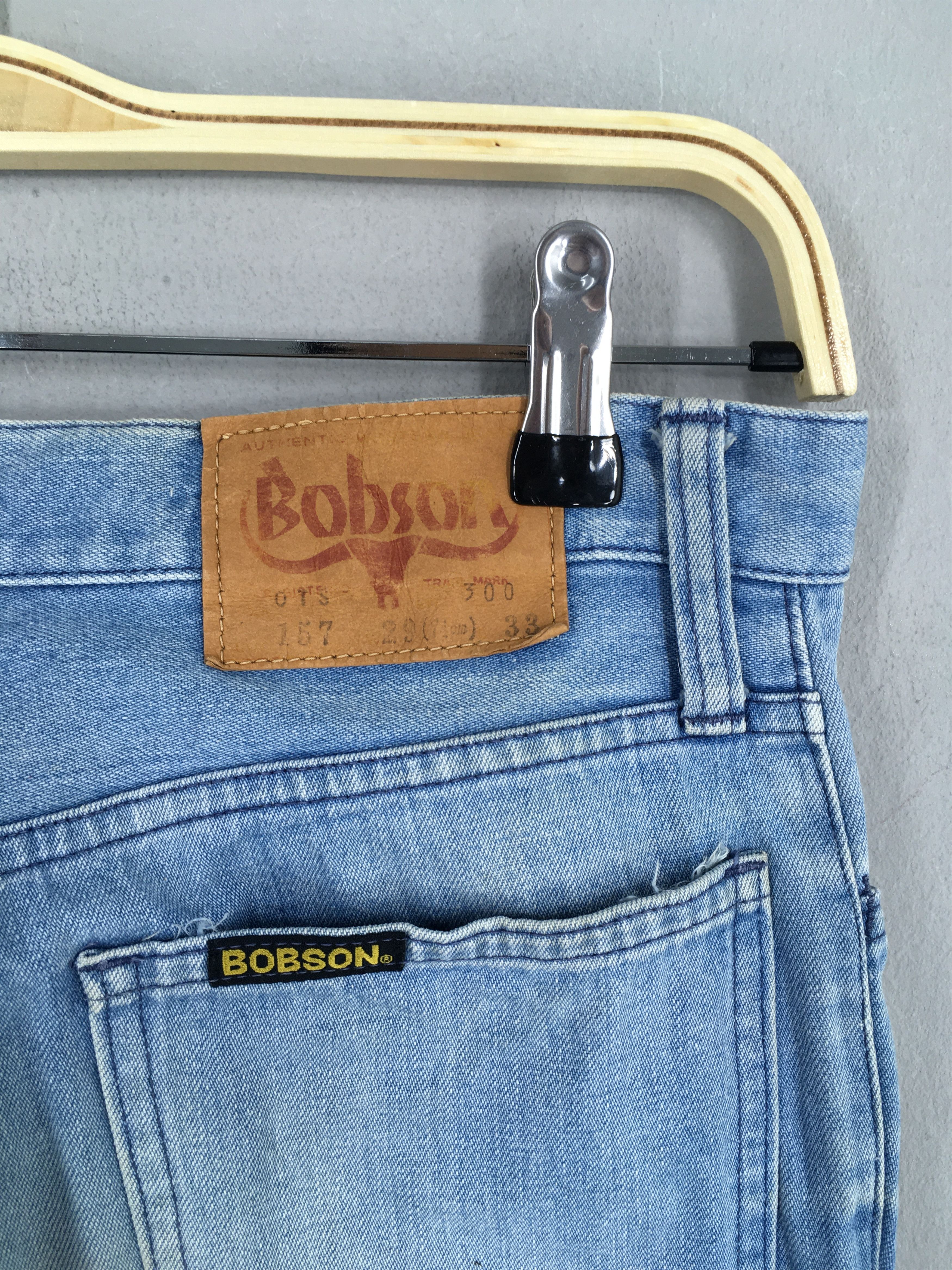 Japanese Brand Size 27x28 Vintage 80s Bobson Bootcut Blue Flared Jeans S732 Size 27" / US 4 / IT 40 - 11 Thumbnail