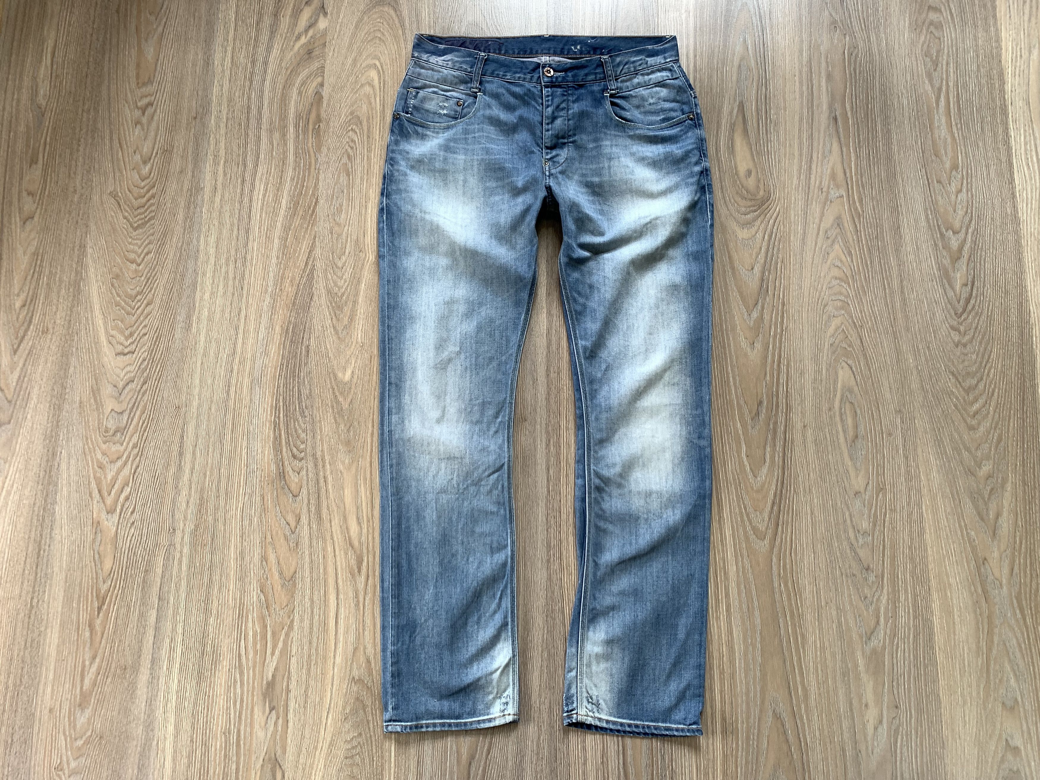 G-Star G Star Raw New Radar Tapered Distressed Jeans Size US 34 / EU 50 - 2 Thumbnail