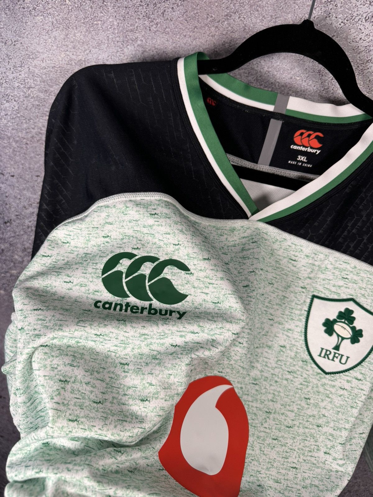 Canterbury of New Zealand Ireland IRFU Irish Rugby Union 2019 Canterbury Jersey Size US XXL / EU 58 / 5 - 7 Thumbnail