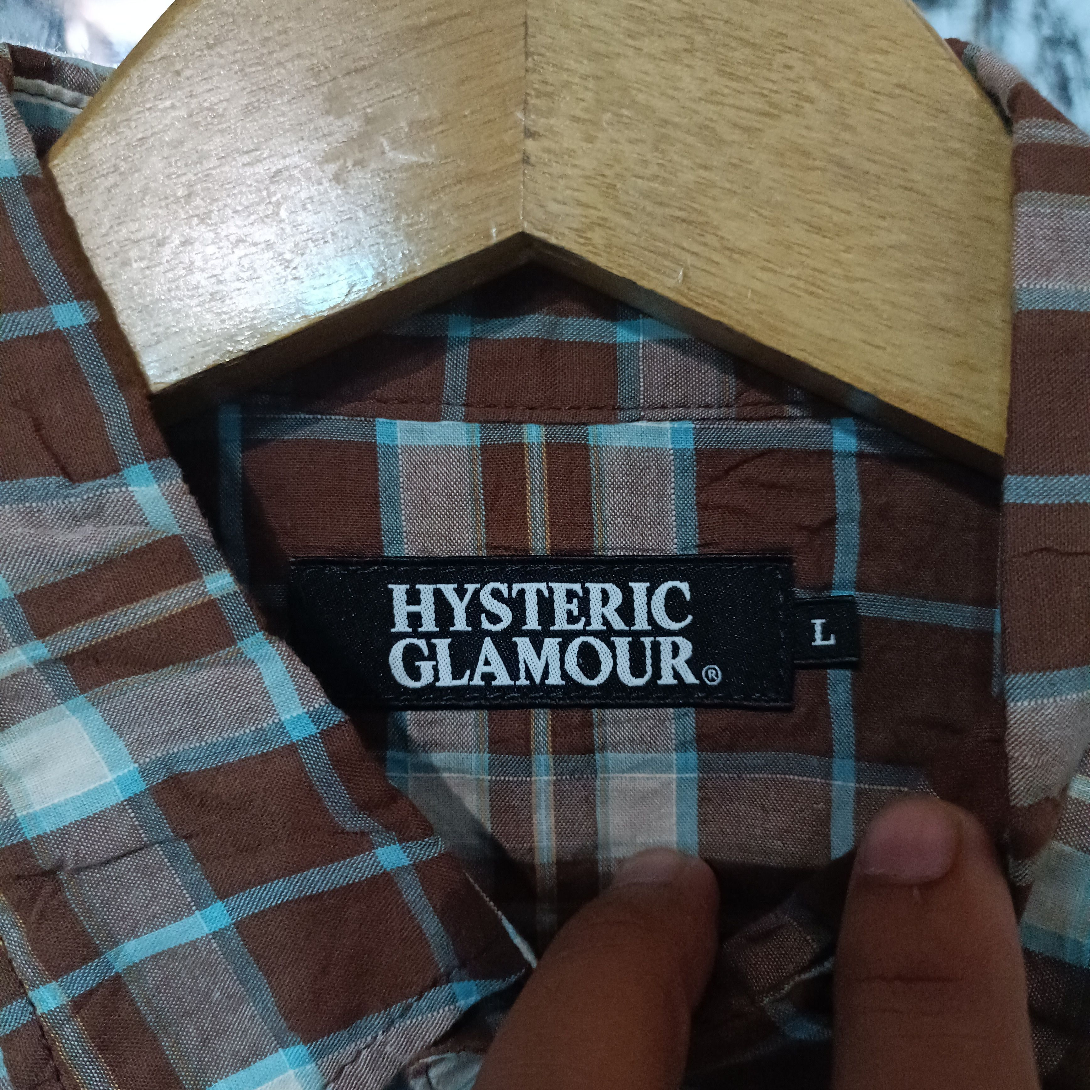 Hysteric Glamour Vintage Hysteric Glamour Flannel Shirt Size US L / EU 52-54 / 3 - 5 Thumbnail