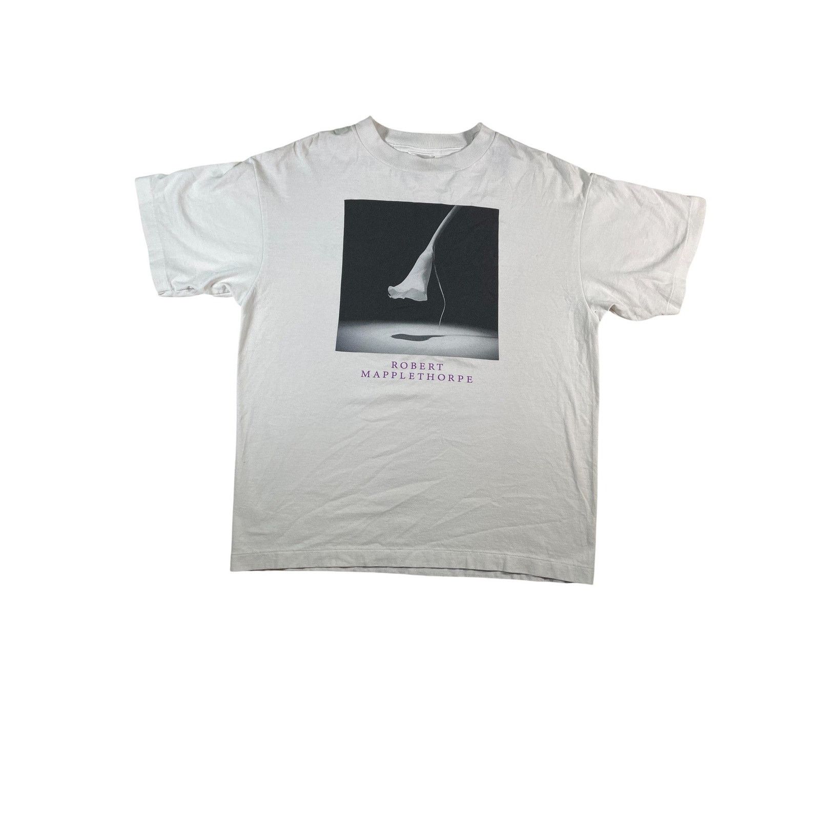 Saint Michael Saint Michael 'Calla Lily' White Tee Size US S / EU 44-46 / 1 - 1 Thumbnail