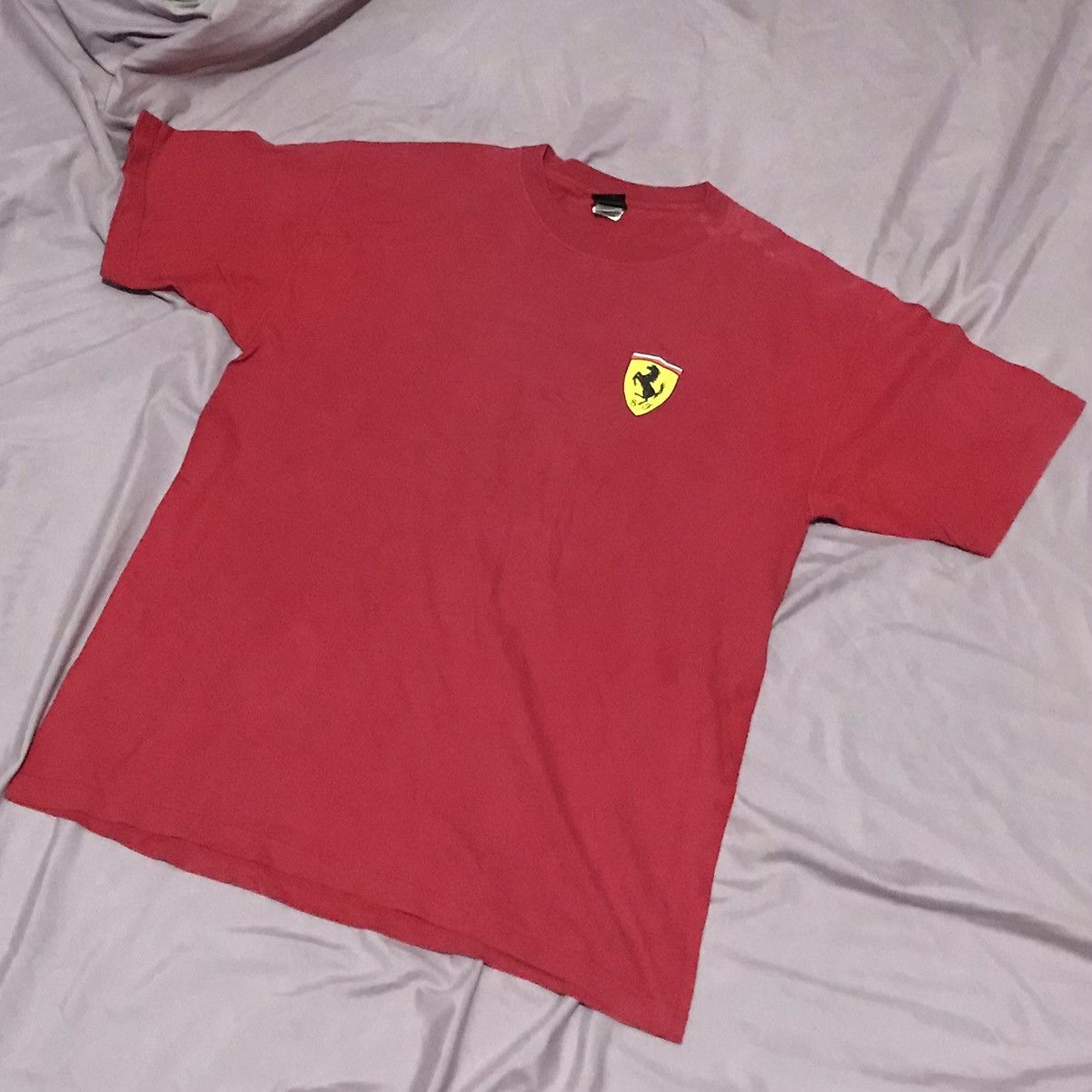 Ferrari 90s FERRARI US made LOOPWHEEL SEAMLESS logo tshirt Size US XL / EU 56 / 4 - 6 Thumbnail