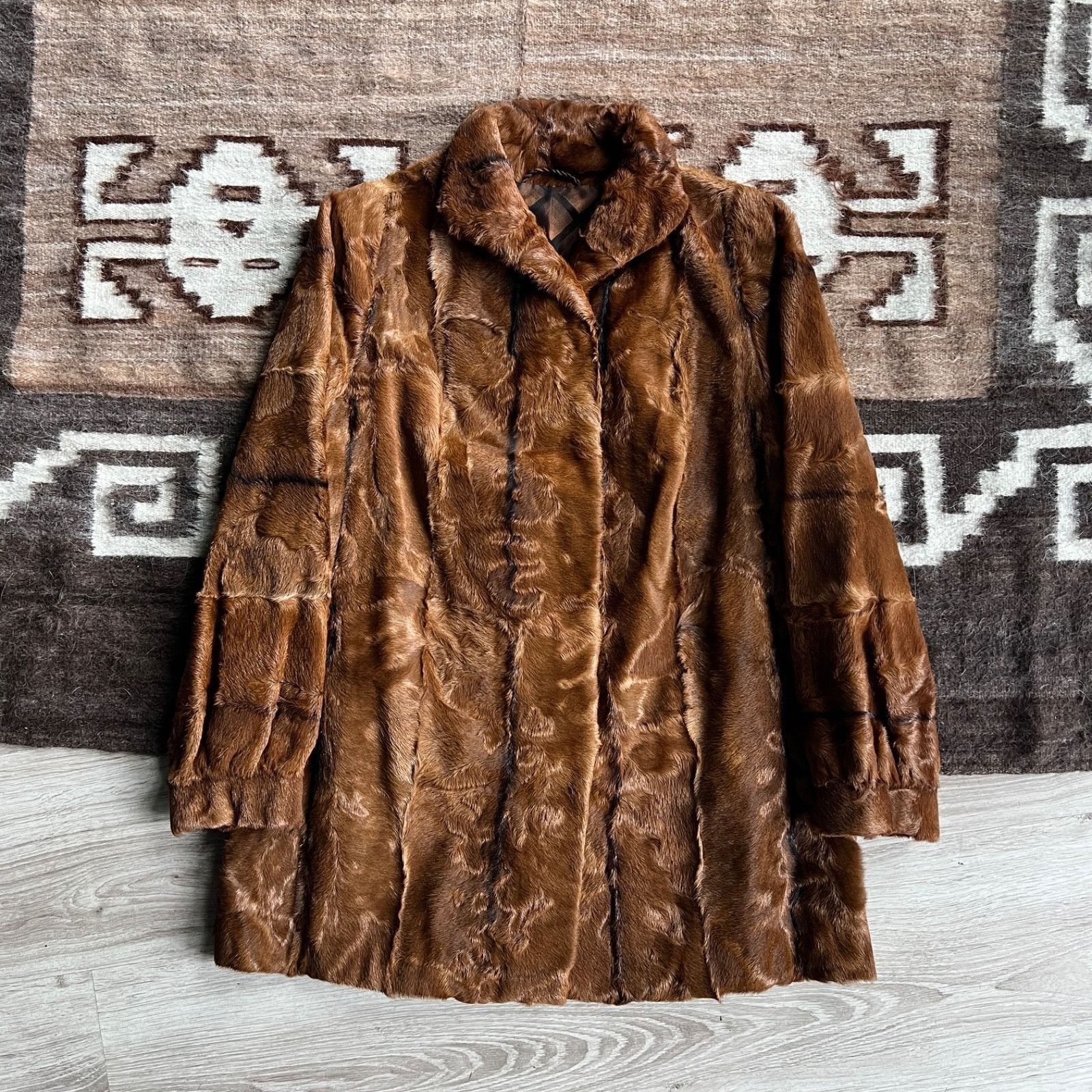 Vintage Vintage Y2K Kossack Germany Real Beaver Fur Coat 9571AC Size M / US 6-8 / IT 42-44 - 1 Thumbnail