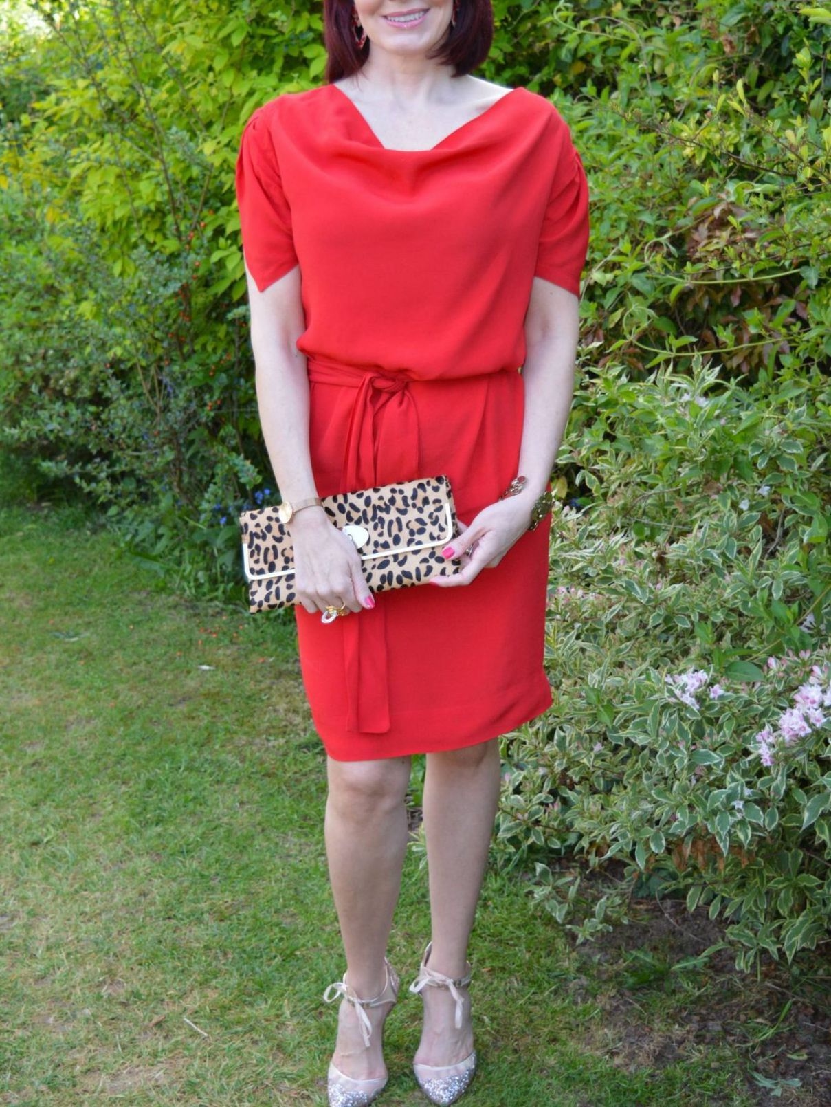 Vivienne Westwood Vivienne Westwood Anglomania Red Elegant Midi Dress IT 42 Size M / US 6-8 / IT 42-44 - 7 Thumbnail