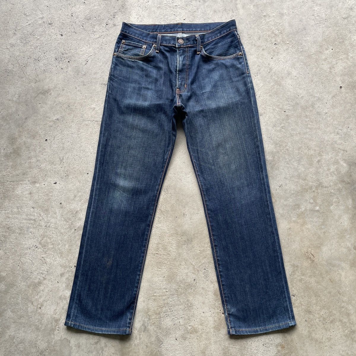 Edwin Vintage Edwin 503 Made In Japan Dark Blue Jeans Denim Pants Size US 32 / EU 48 - 1 Thumbnail