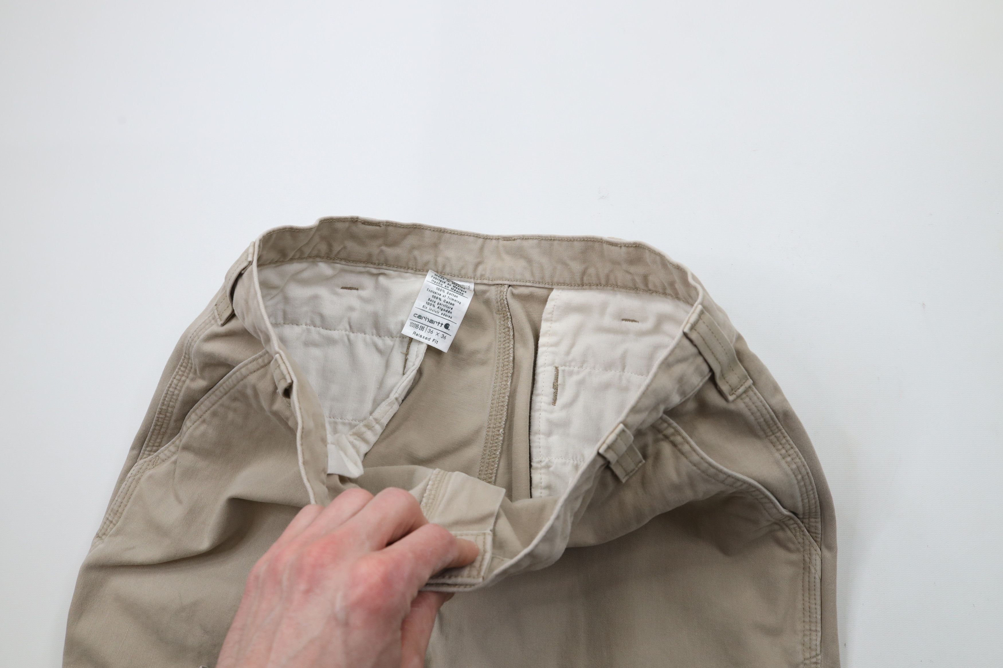 Carhartt × Vintage Vintage Y2K Carhartt Spell Out Relaxed Fit Chino Pants Size US 36 / EU 52 - 10 Thumbnail