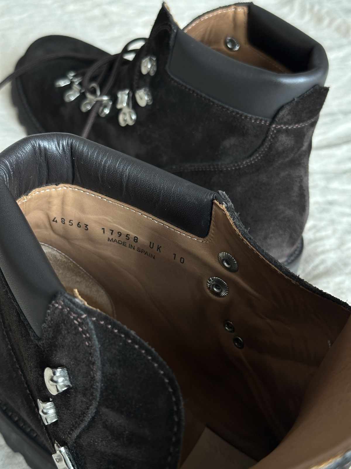 MORJAS Morjas “The Hiking Boot” Brown Suede UK size 10 Size US 11 / EU 44 - 6 Thumbnail