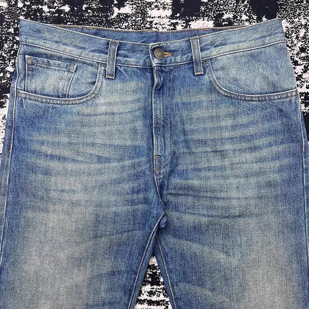 Gucci GUCCI red green stripe leather tag cuff jeans Size US 31 - 3 Thumbnail