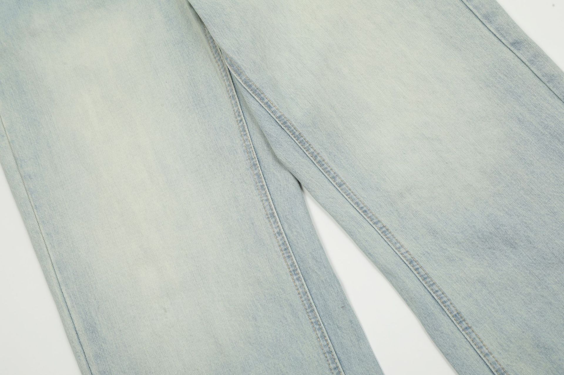 Vintage American men's vintage loose casual straight leg jeans Size US 32 / EU 48 - 4 Thumbnail