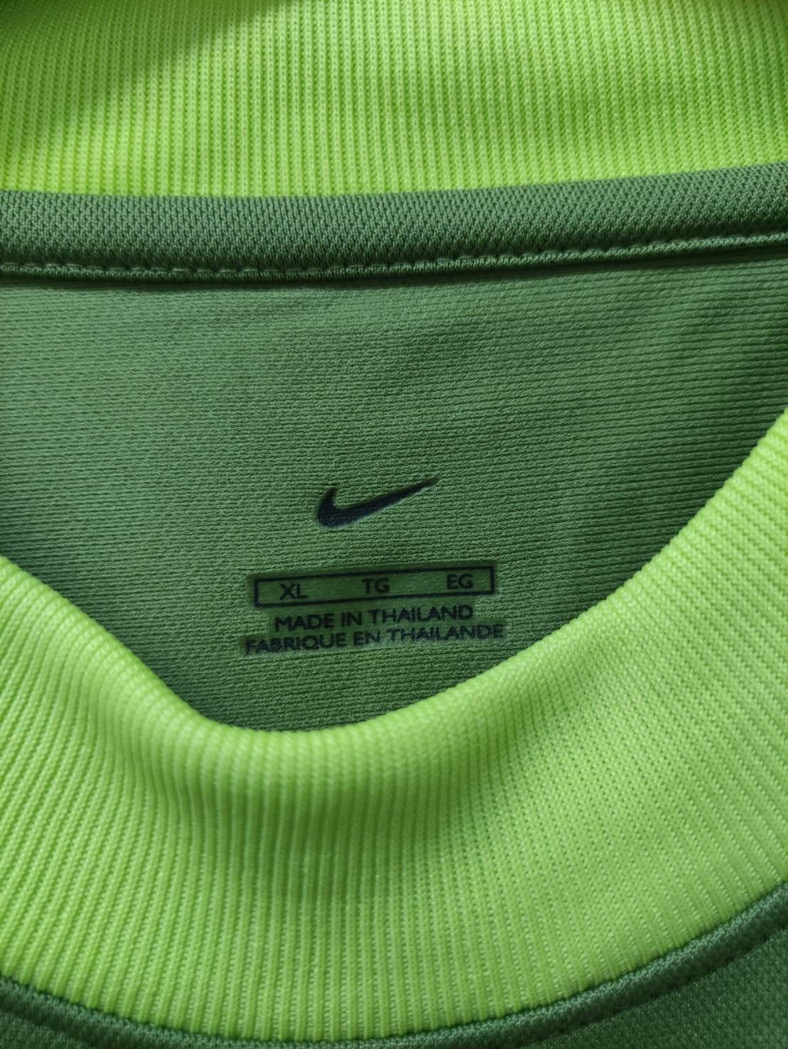 Nike Vtg 00's Nike Club America Goalkeeper Long Sleeved Jersey Size US XL / EU 56 / 4 - 9 Thumbnail