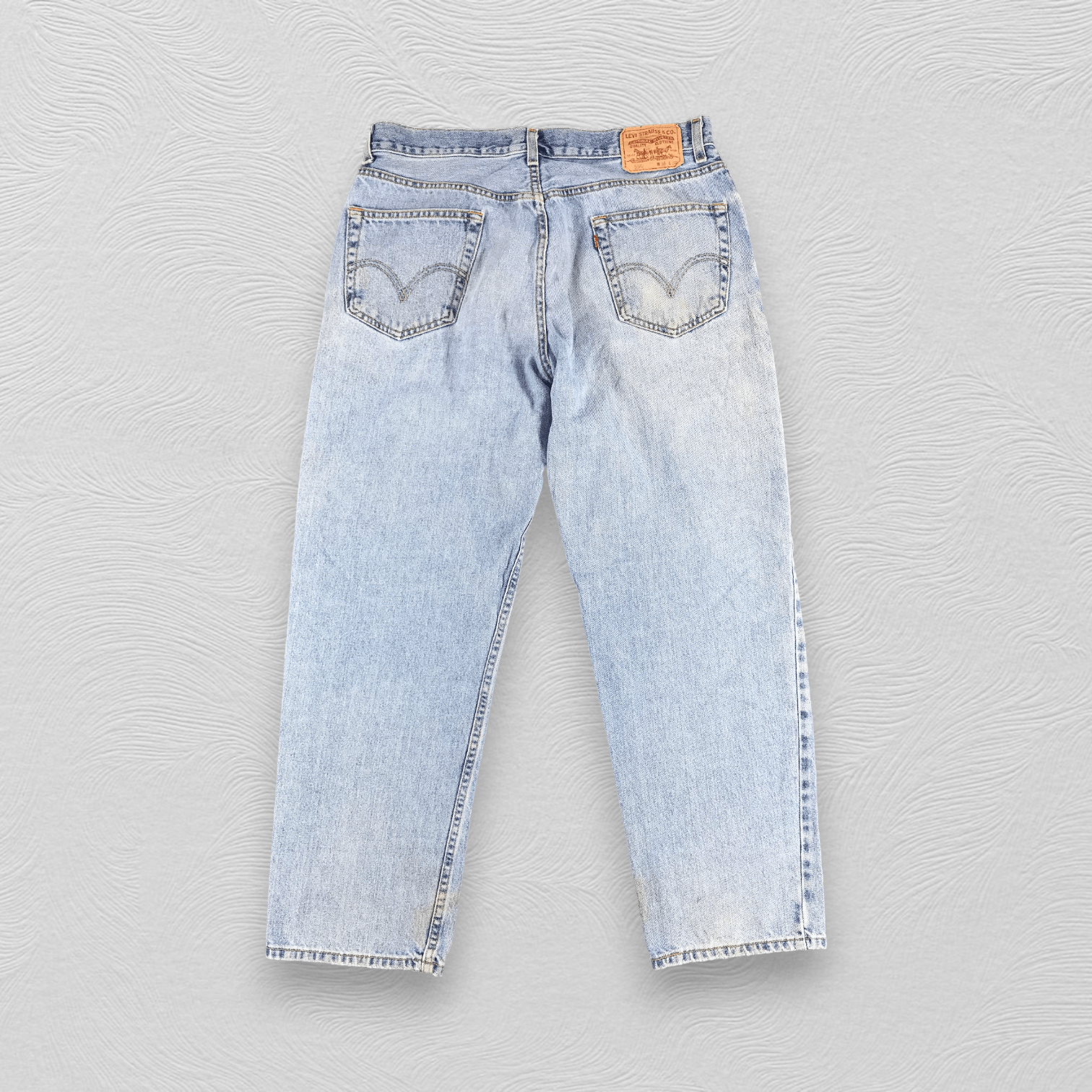 Levi's Vintage Levis 550 Jeans Light Washed Denim KJ472 Size US 36 / EU 52 - 2 Thumbnail
