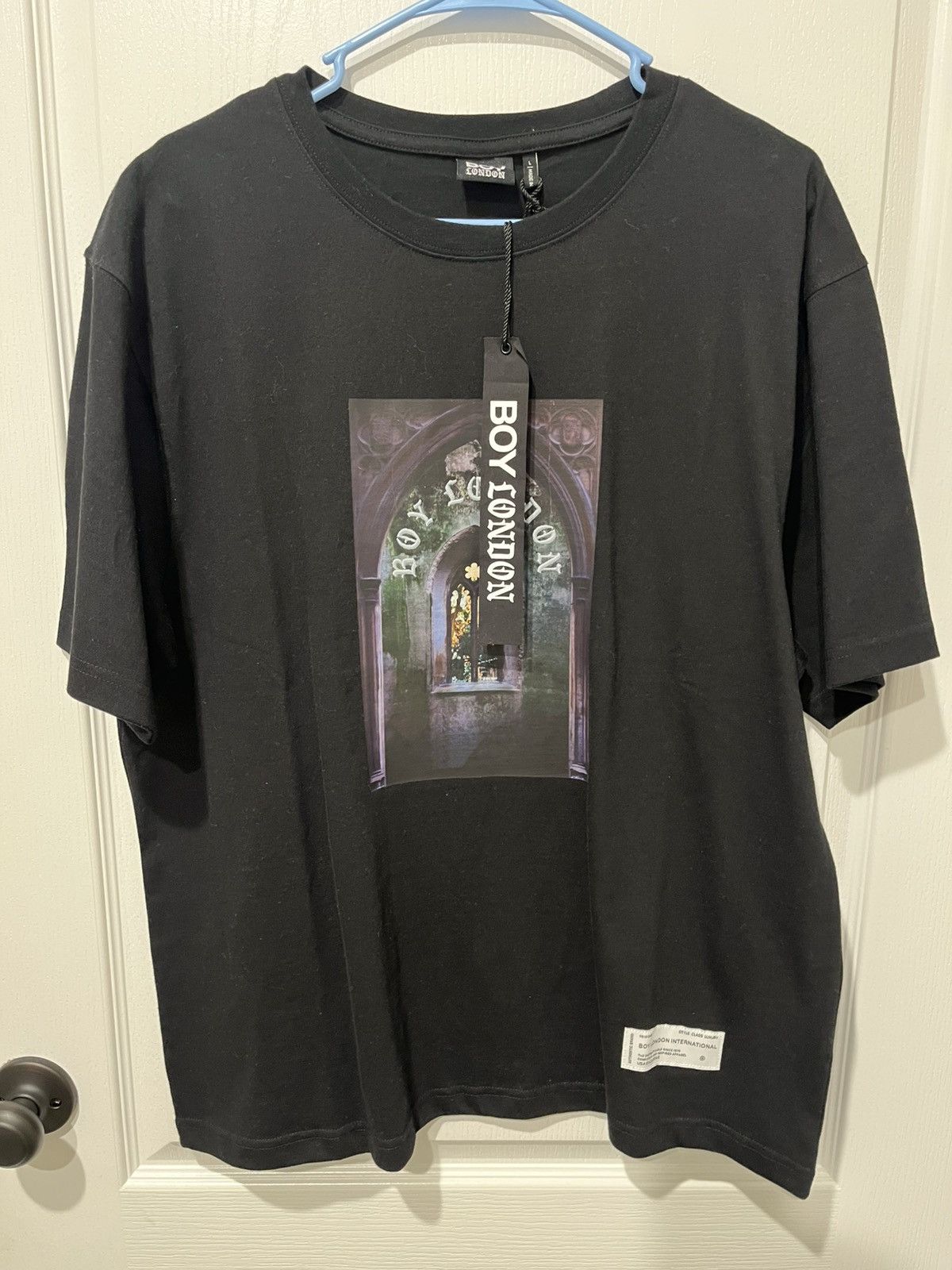Boy London Boy London Graphic Tee Large Black Gothic Arch Window NWT Size US L / EU 52-54 / 3 - 1 Thumbnail