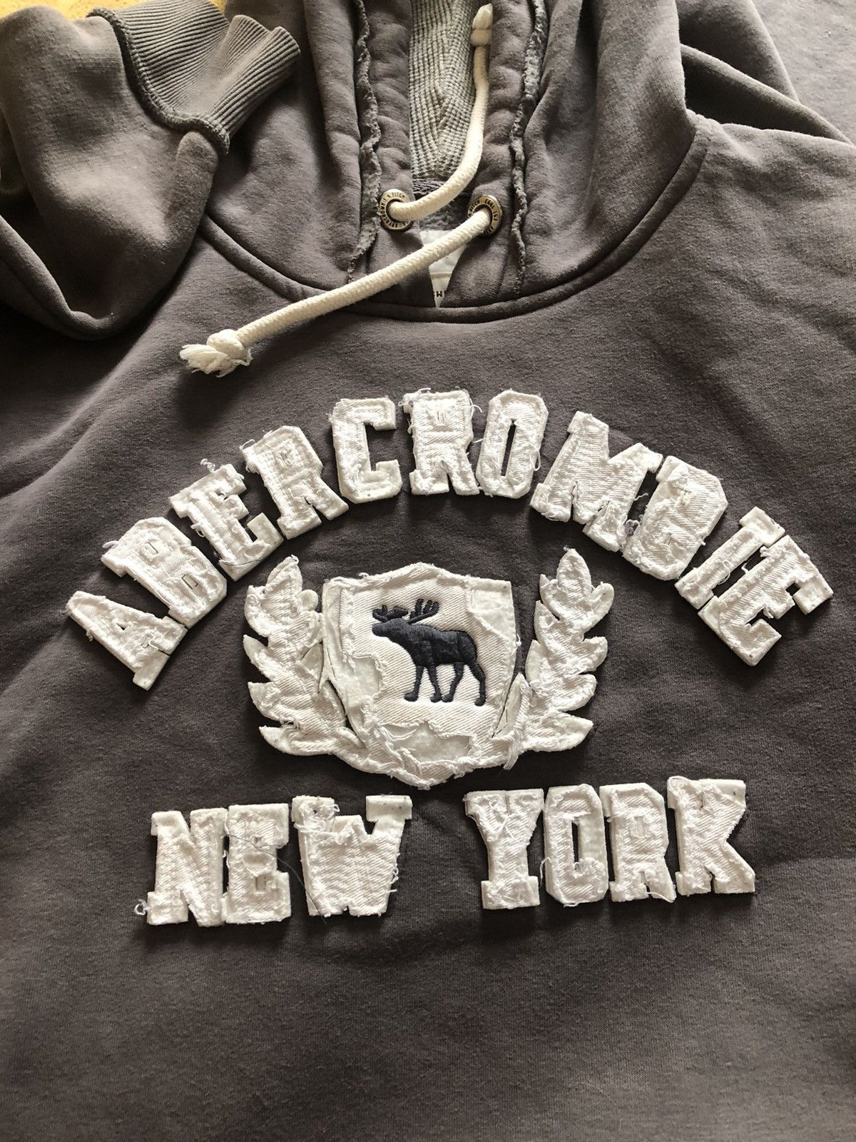 Abercrombie & Fitch ABERCOMBIE & FITCH NEW YORK VINTAGE HOODIE Size US XL / EU 56 / 4 - 2 Thumbnail