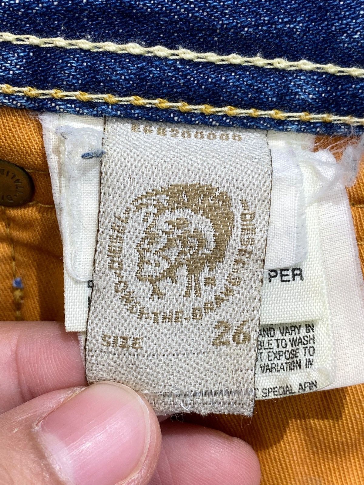 Diesel Vintage Diesel Blue Wash Distress Patch Style Flare Jeans Size US 28 / EU 44 - 16 Thumbnail