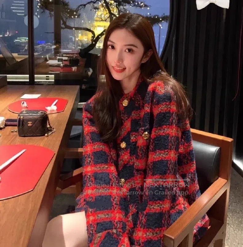 Gucci Gucci 22 colour-blocked plaid single-breasted long-sleeved Size XS / US 0-2 / IT 36-38 - 8 Thumbnail