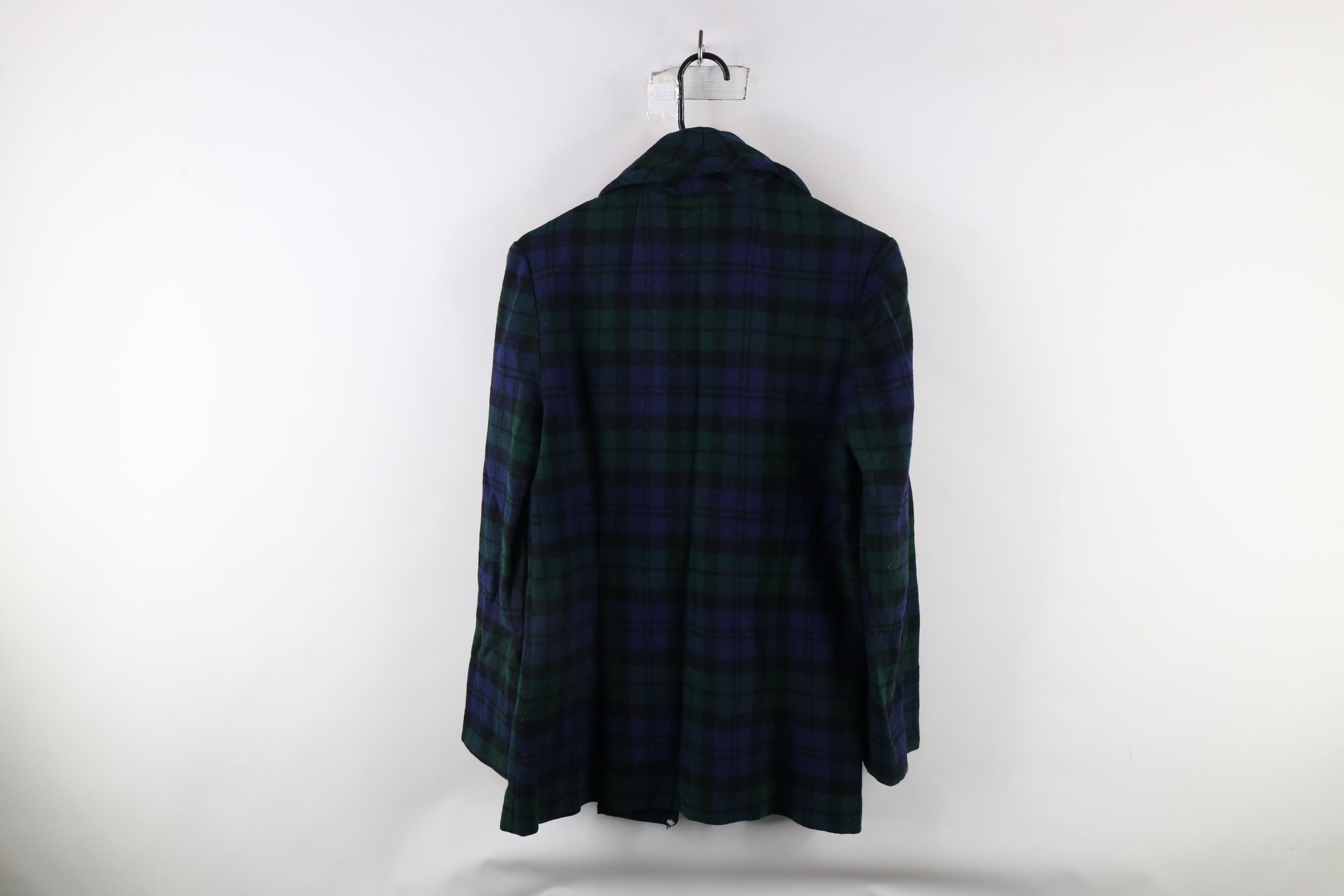 Vintage Vintage 50s Tartan Plaid Open Oversized Baggy Blazer Jacket Size M / US 6-8 / IT 42-44 - 7 Thumbnail