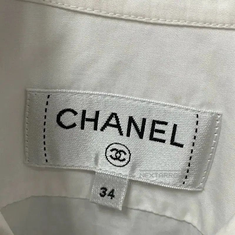 Chanel Chanel White Long-Sleeve Cotton Shirt . Size XXS / US 00 / IT 34 - 6 Thumbnail