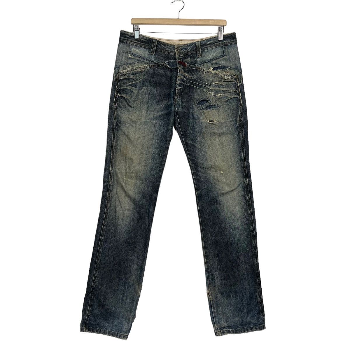 Marithe + Francois Girbaud 🔥 MARITHE FRANCOIS GIRBAUD TEQ DESIGN DENIM Size US 34 / EU 50 - 1 Thumbnail