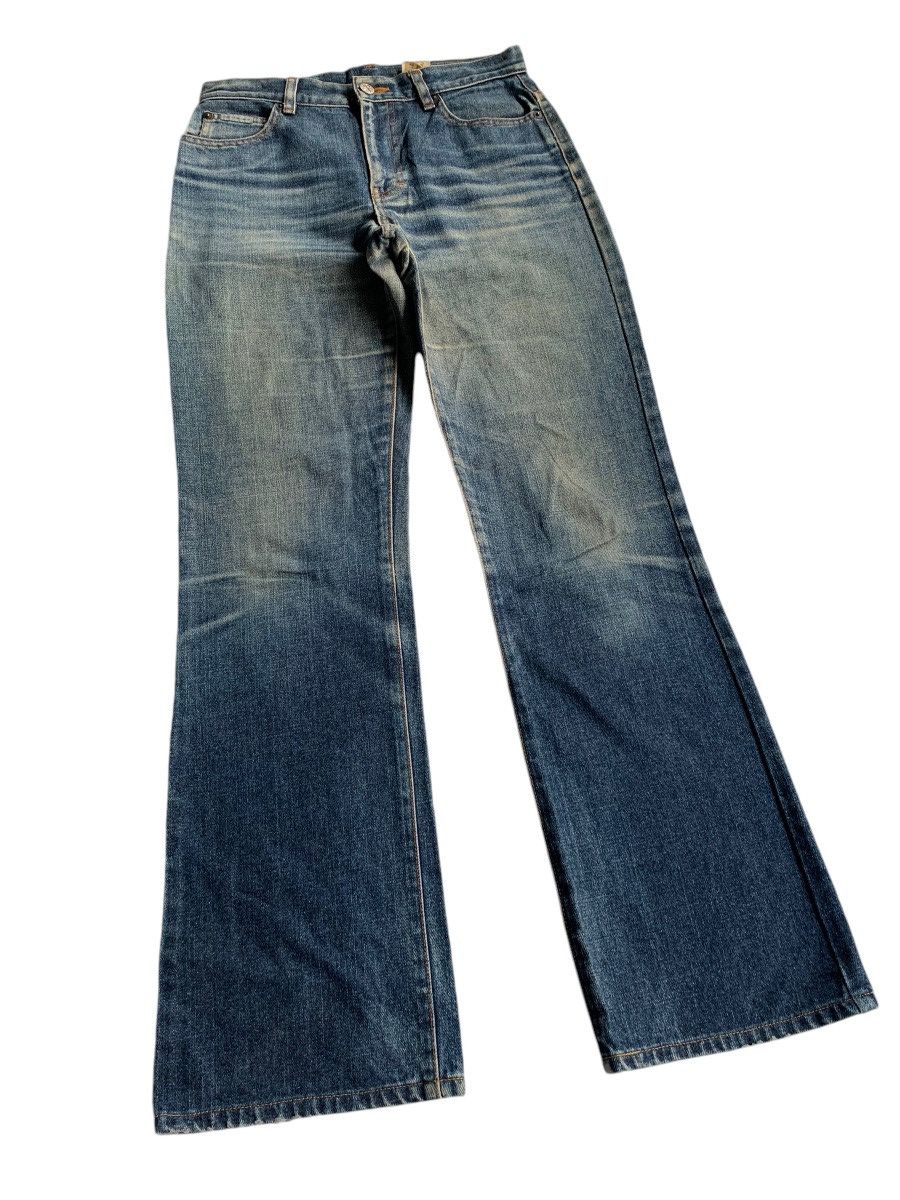 Japanese Brand × Kapital × Vintage Flare Calvin Klein Jeans Punk Style Faded Distressed Denim Size US 29 - 3 Thumbnail