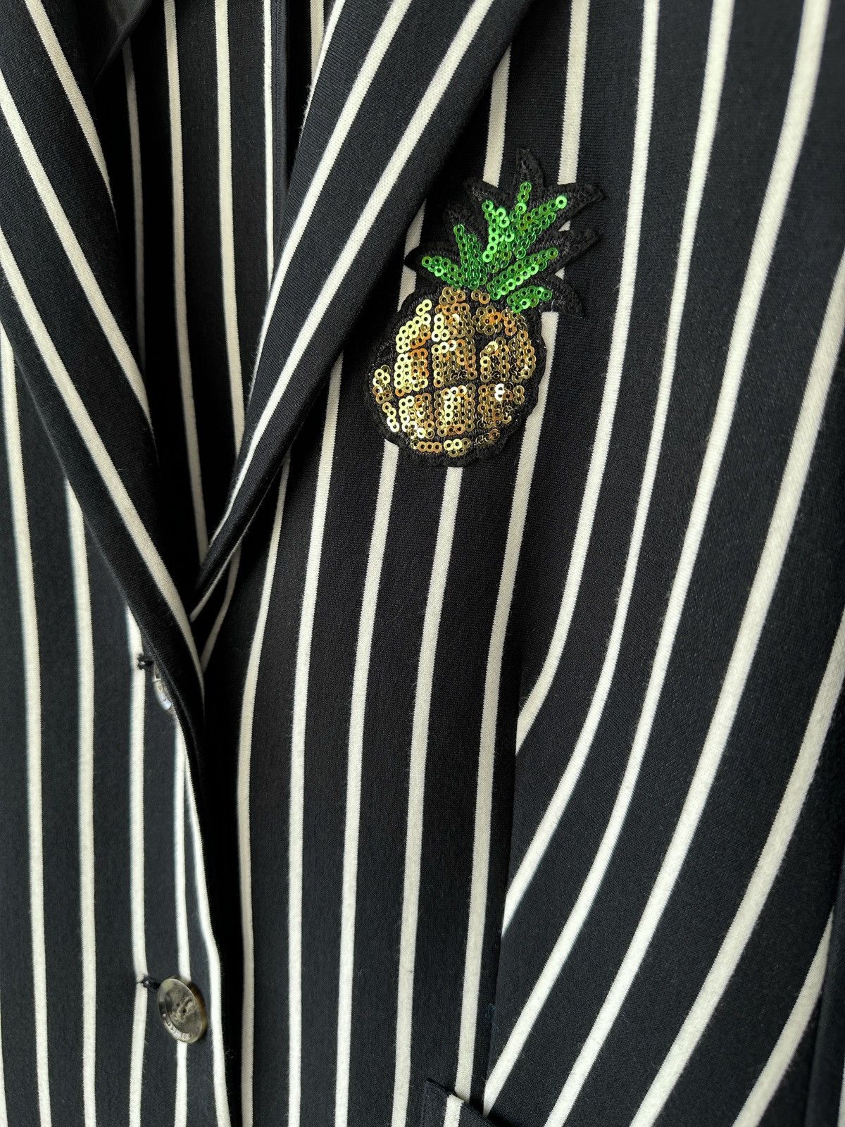 Weekend Max Mara Weekend Max Mara Striped Cotton Sport Coat Blazer Jacket Size L / US 10 / IT 46 - 5 Thumbnail
