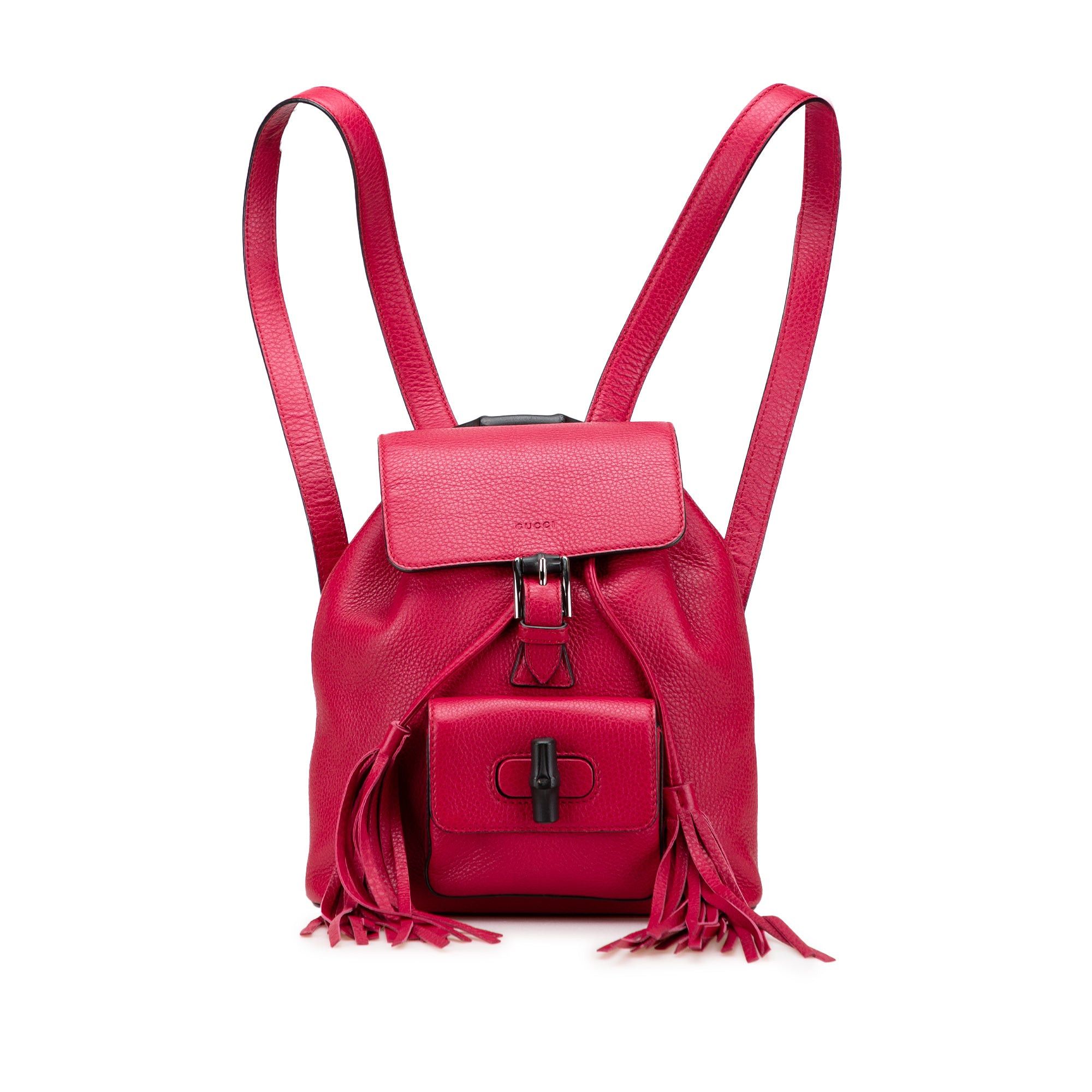 Gucci Leather Bamboo Daily Backpack Size ONE SIZE - 1 Thumbnail