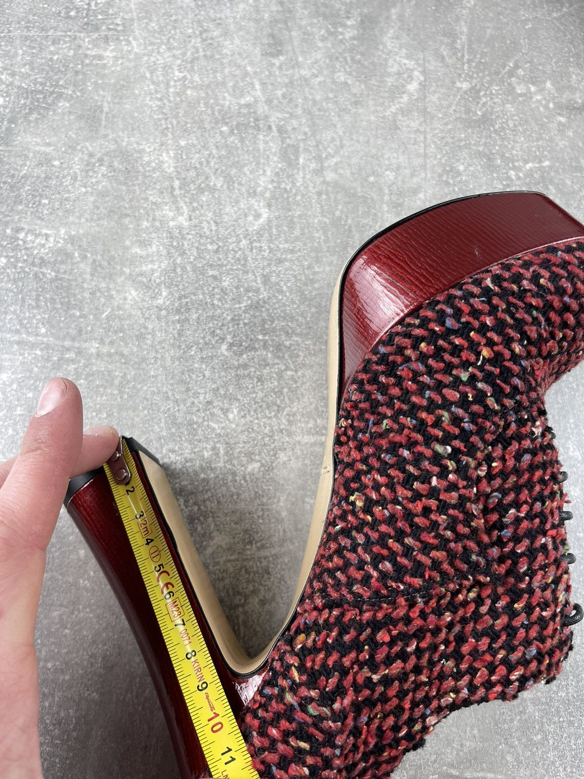 Other Massimolonardo Red Platform Heels Size US 8 / IT 38 - 11 Thumbnail