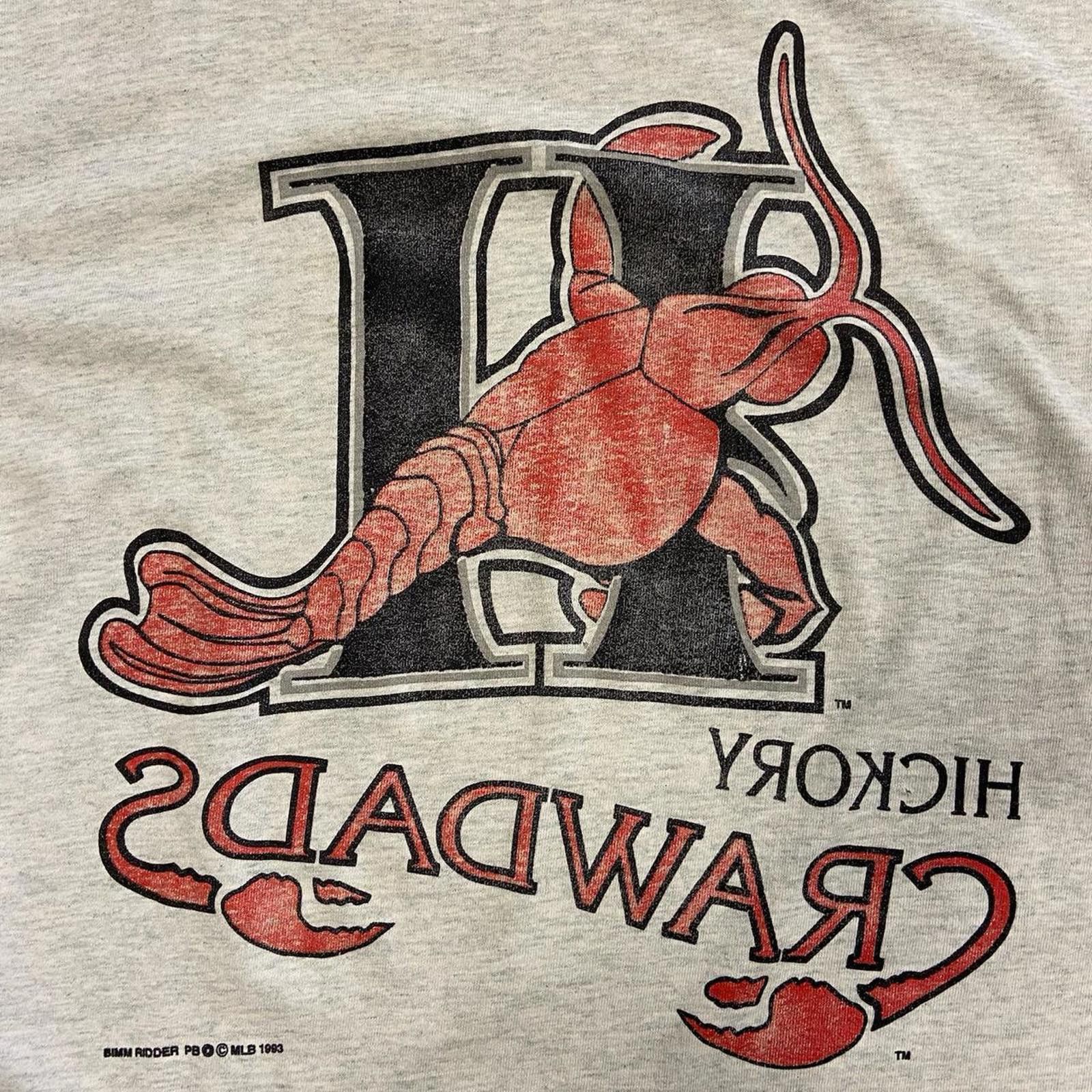 Vintage 1993 Hickory Crawdads Tee Size US M / EU 48-50 / 2 - 8 Thumbnail