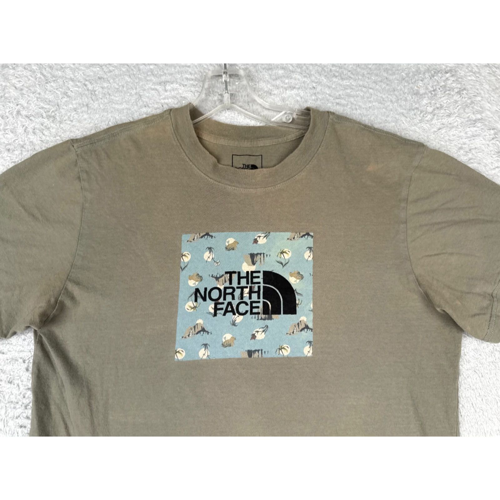 The North Face The North Face Shirt Men Medium Green Floral Logo Short Sleeve Crew Cotton READ Size US M / EU 48-50 / 2 - 4 Thumbnail