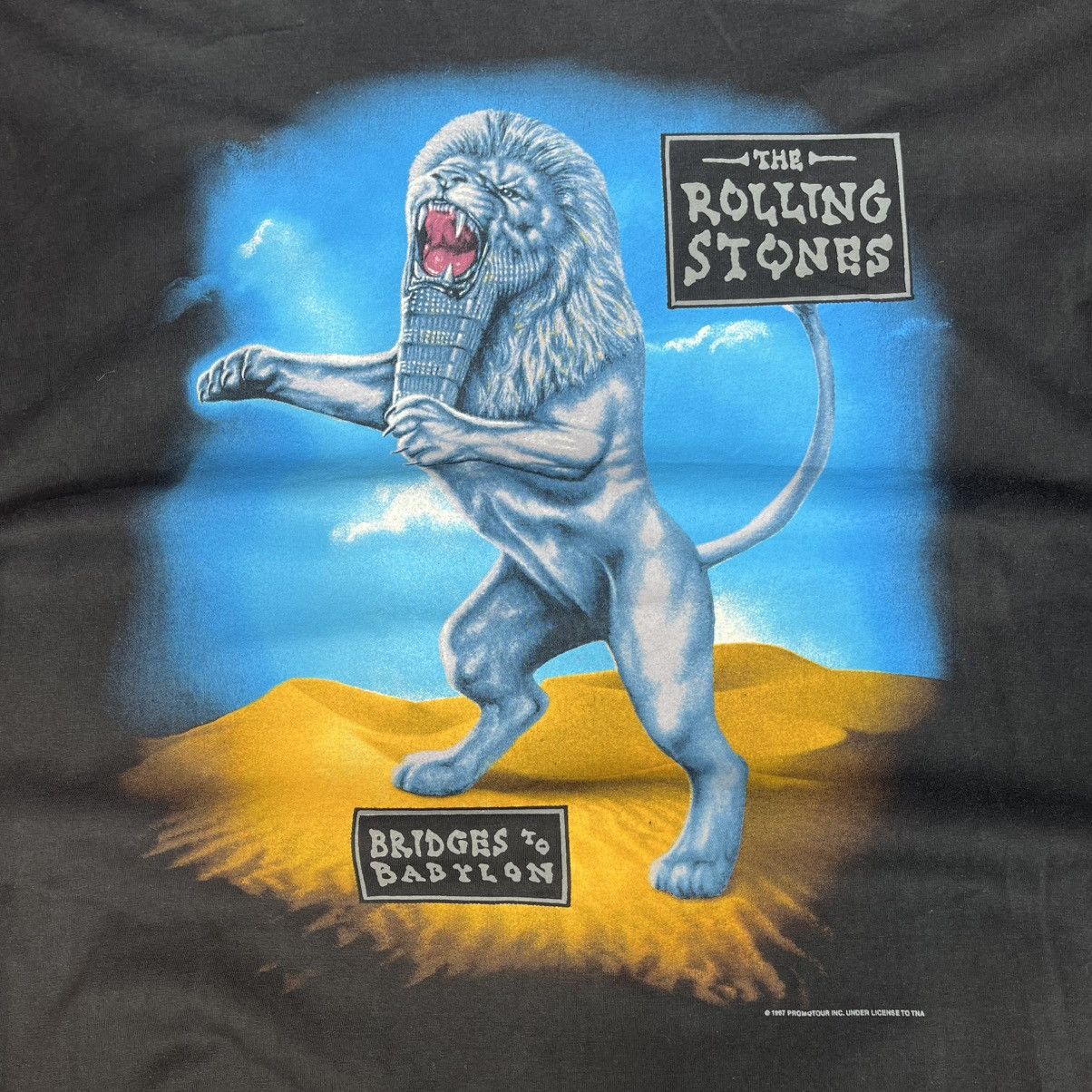 The Rolling Stones Vintage 1997 Rolling Stones Bridges To Babylon Tour T Shirt Size US XL / EU 56 / 4 - 3 Thumbnail