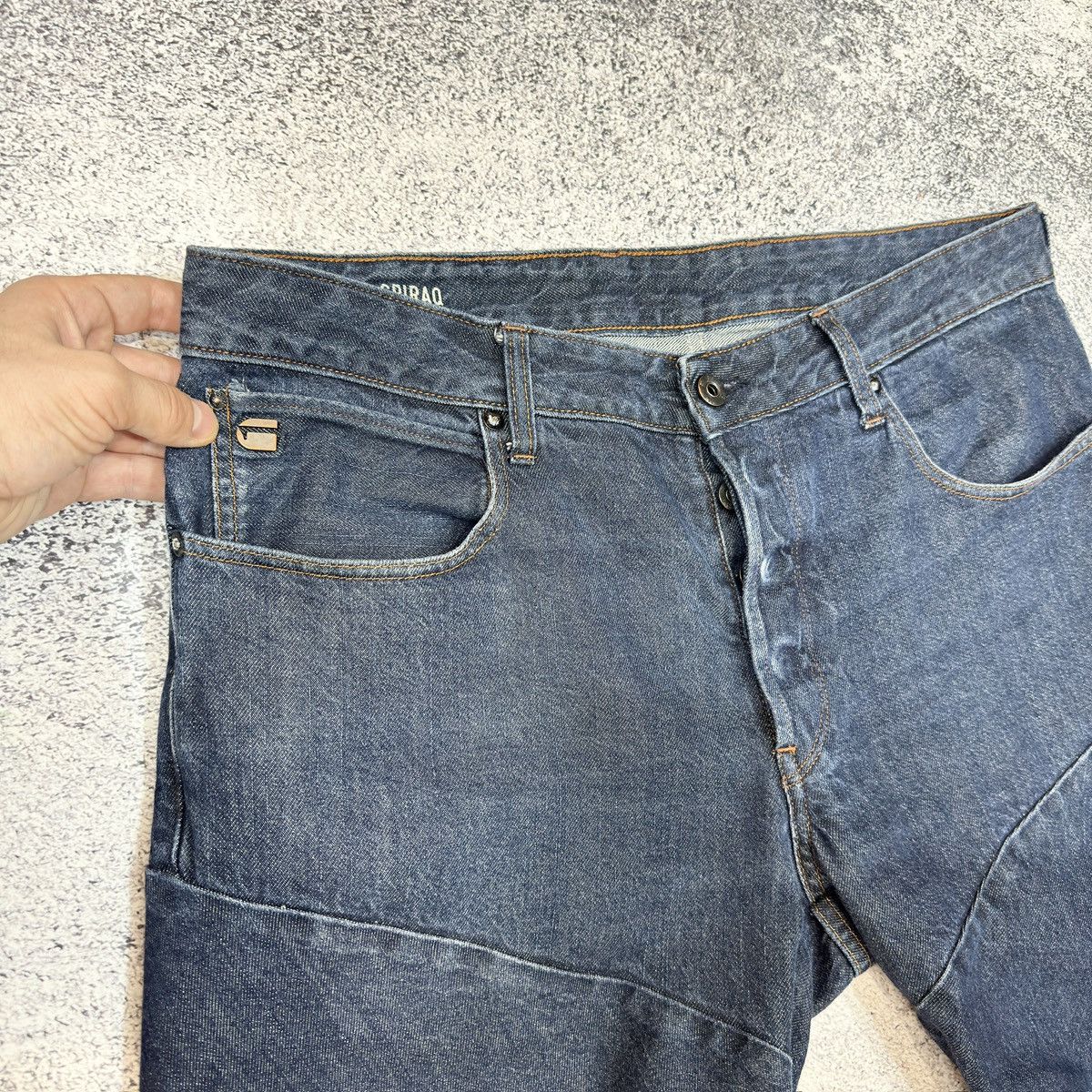 Designer × G-Star G-Star Raw Spiraq 3D Loose Fit Mens Jeans 34/32 Size US 34 / EU 50 - 5 Thumbnail