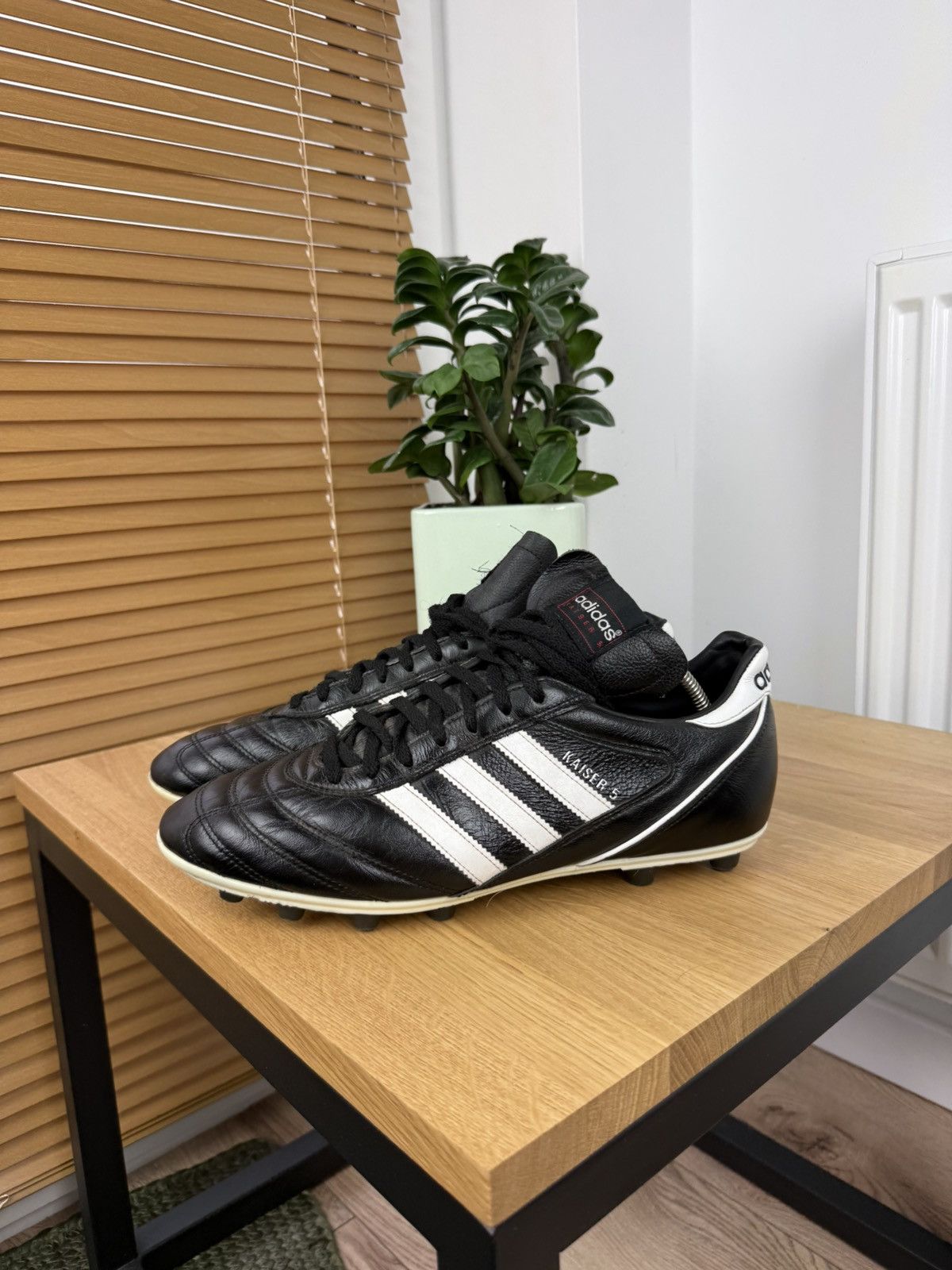 Adidas Kaiser 5 Astro Football Soccer Shoes Leather