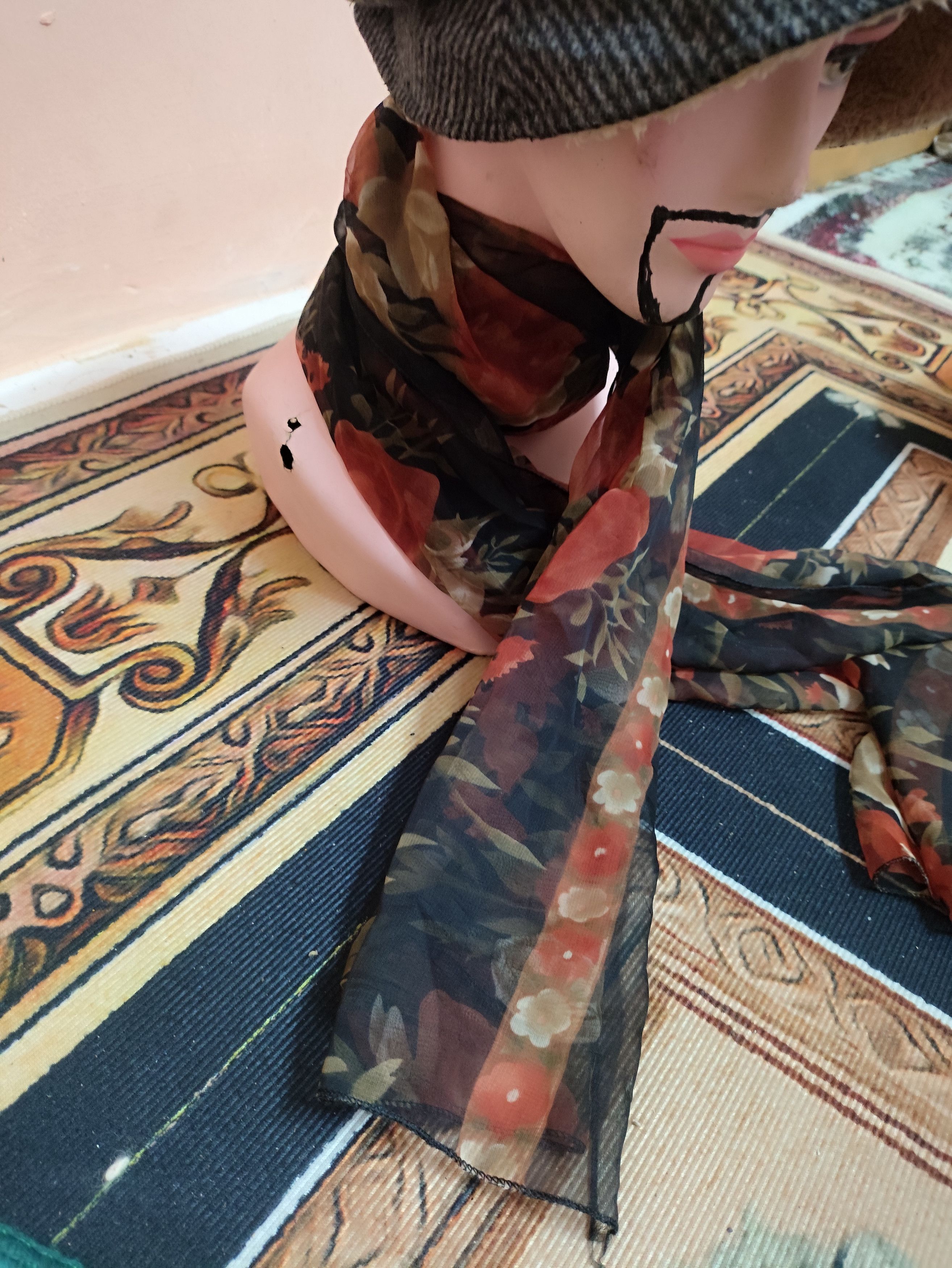 Designer × Vintage Vintage Scarves Scaft Winter Xmas Size ONE SIZE - 2 Thumbnail
