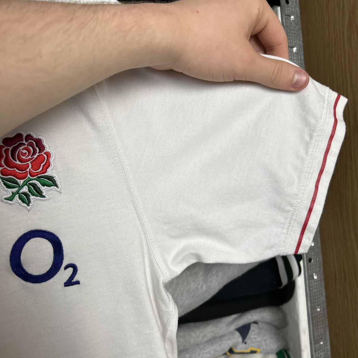 Nike Vintage Nike England Rugby O2 streetwear polo size S Size US S / EU 44-46 / 1 - 9 Thumbnail