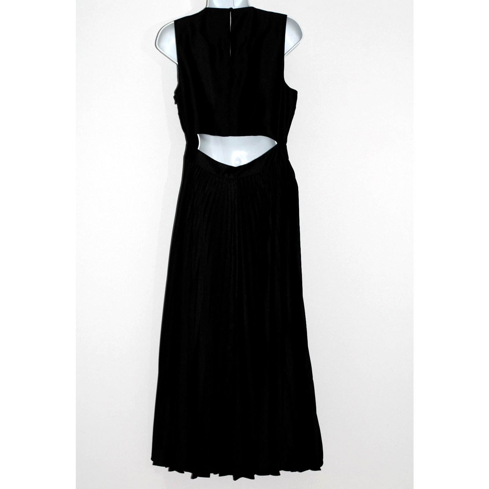 Banana Republic BANANA REPUBLIC Silky Cut-Out Back Midi Dress Size 4 $170 Size S / US 4 / IT 40 - 4 Thumbnail