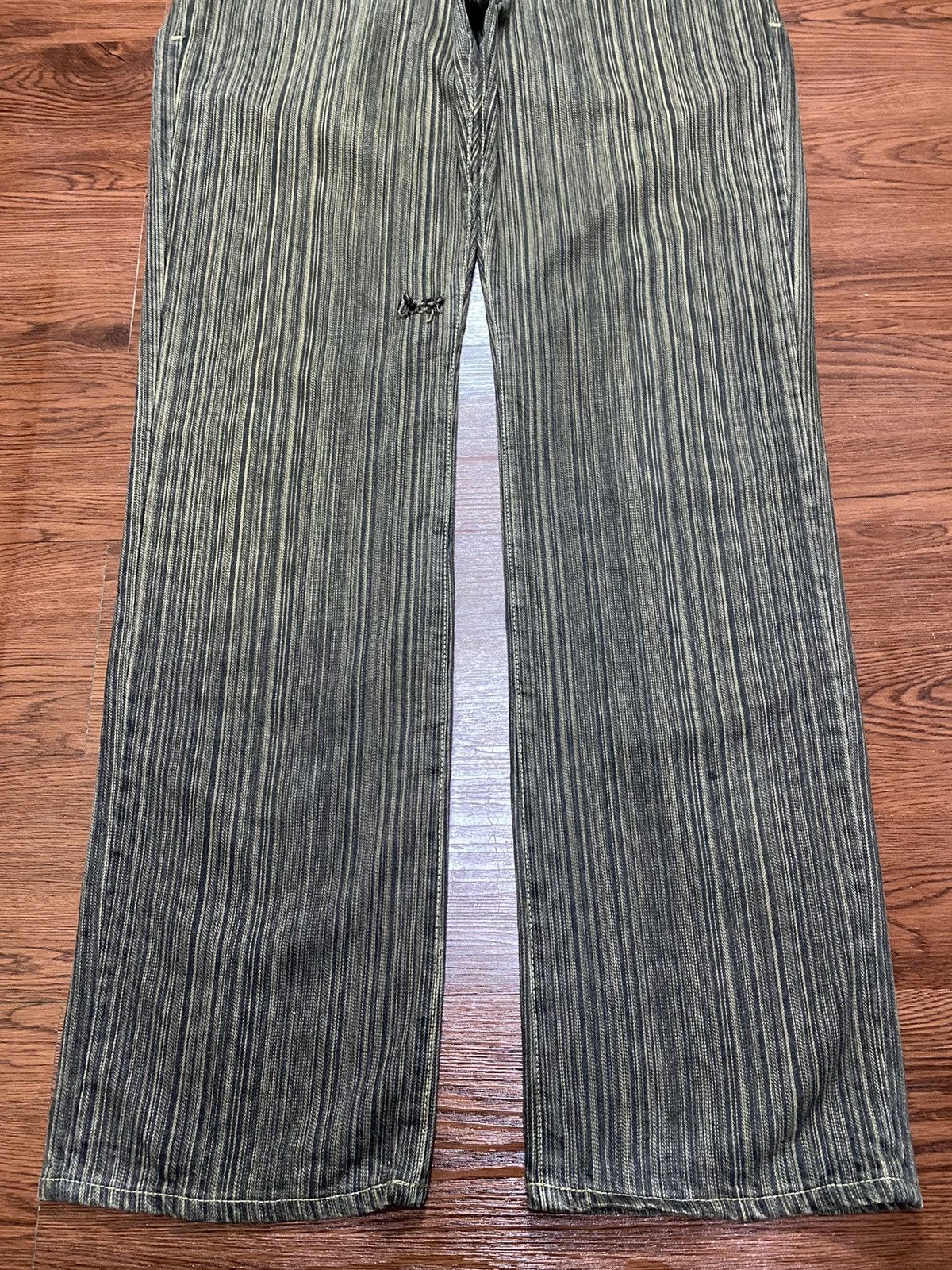 Blue Blue Japan Vtg Japan Blue Way Grunge Punk Distressed Jeans With Belt Size US 33 - 5 Thumbnail