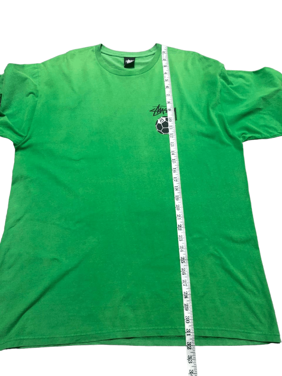 Stussy Vintage Y2K Stussy 8Ball Green T-shirt Sunfaded Size US XL / EU 56 / 4 - 17 Thumbnail