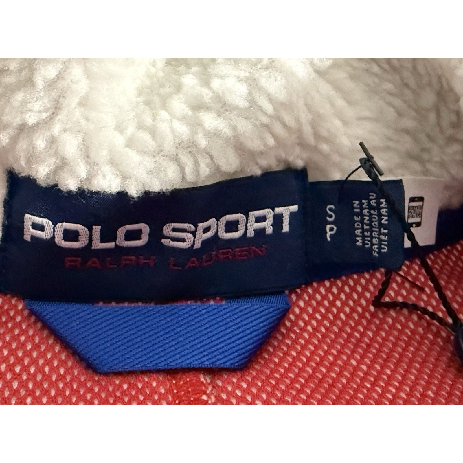 Polo Ralph Lauren Polo Sport Ralph Lauren Men's Cream Fleece Full Zip Jacket Size US S / EU 44-46 / 1 - 5 Thumbnail