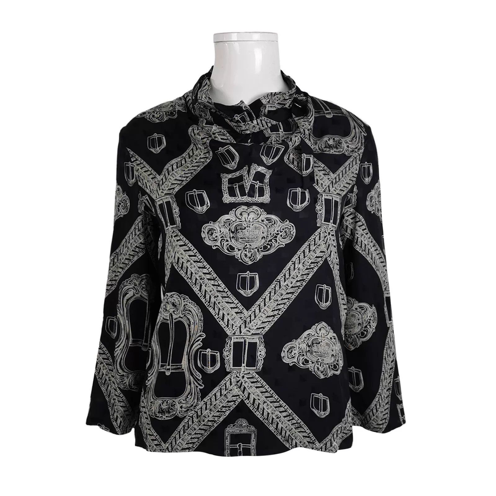Hermes Hermès women's vintage top Size XS / US 0-2 / IT 36-38 - 1 Thumbnail