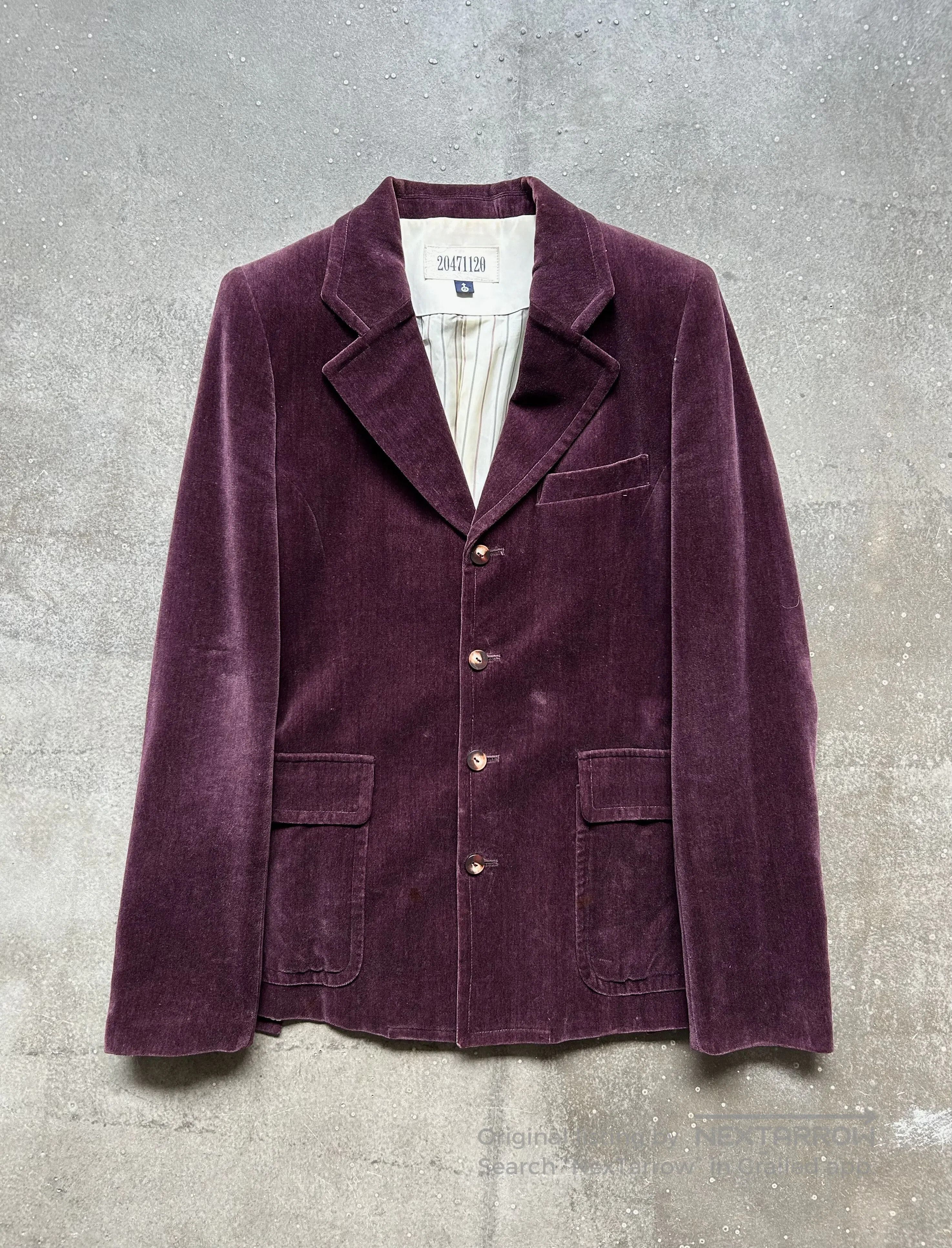 Japanese Brand burgundy notch lapel suit set. Size US M / EU 48-50 / 2 - 2 Thumbnail