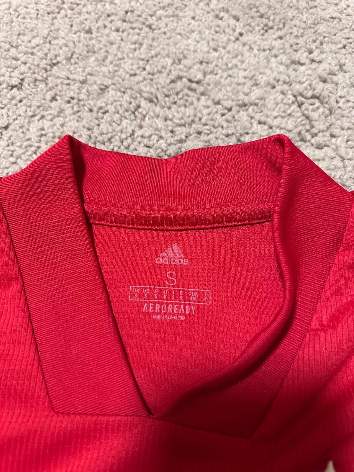 Adidas AJAX ADIDAS 2020/2021 FOOTBALL SOCCER HOME JERSEY Sz S Size US S / EU 44-46 / 1 - 4 Thumbnail