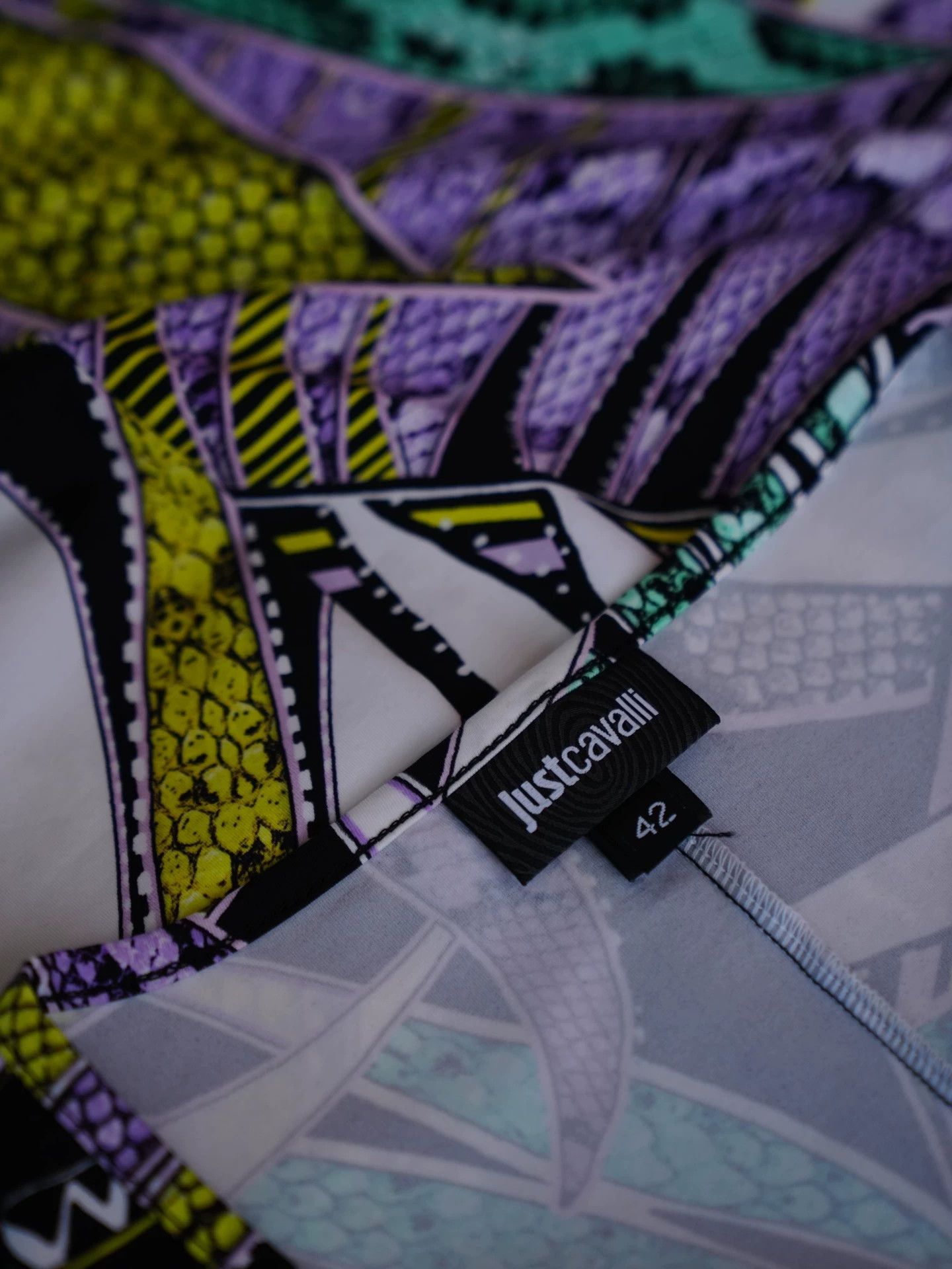 Just Cavalli Just Cavalli Vintage Printed Stretch Dress it42/M Mint Size M / US 6-8 / IT 42-44 - 7 Thumbnail