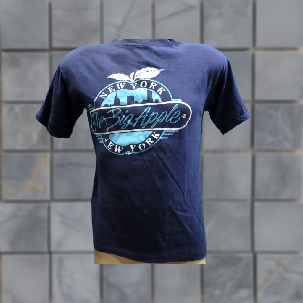 Apple VINTAGE 80s NEW YORK CITY THE BIG APPLE SKYLINE T-Shirt XS tourist single stitch Size US XS / EU 42 / 0 - 1 Thumbnail