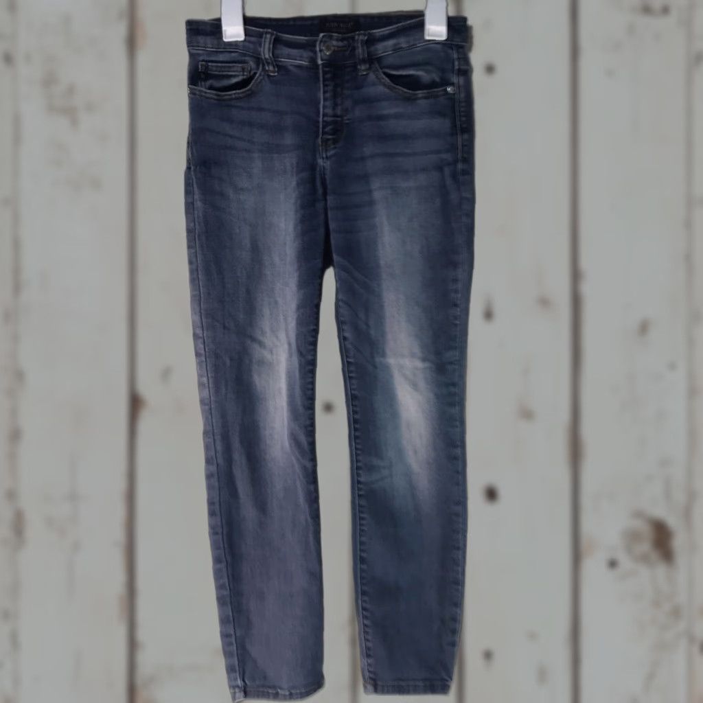 Vintage VINTAGE Judy Blue Skinny Jeans Womens Size 9/29 Mid Rise Blue Stretch Pockets 90s Modern Size 32" / US 10 / IT 46 - 1 Thumbnail