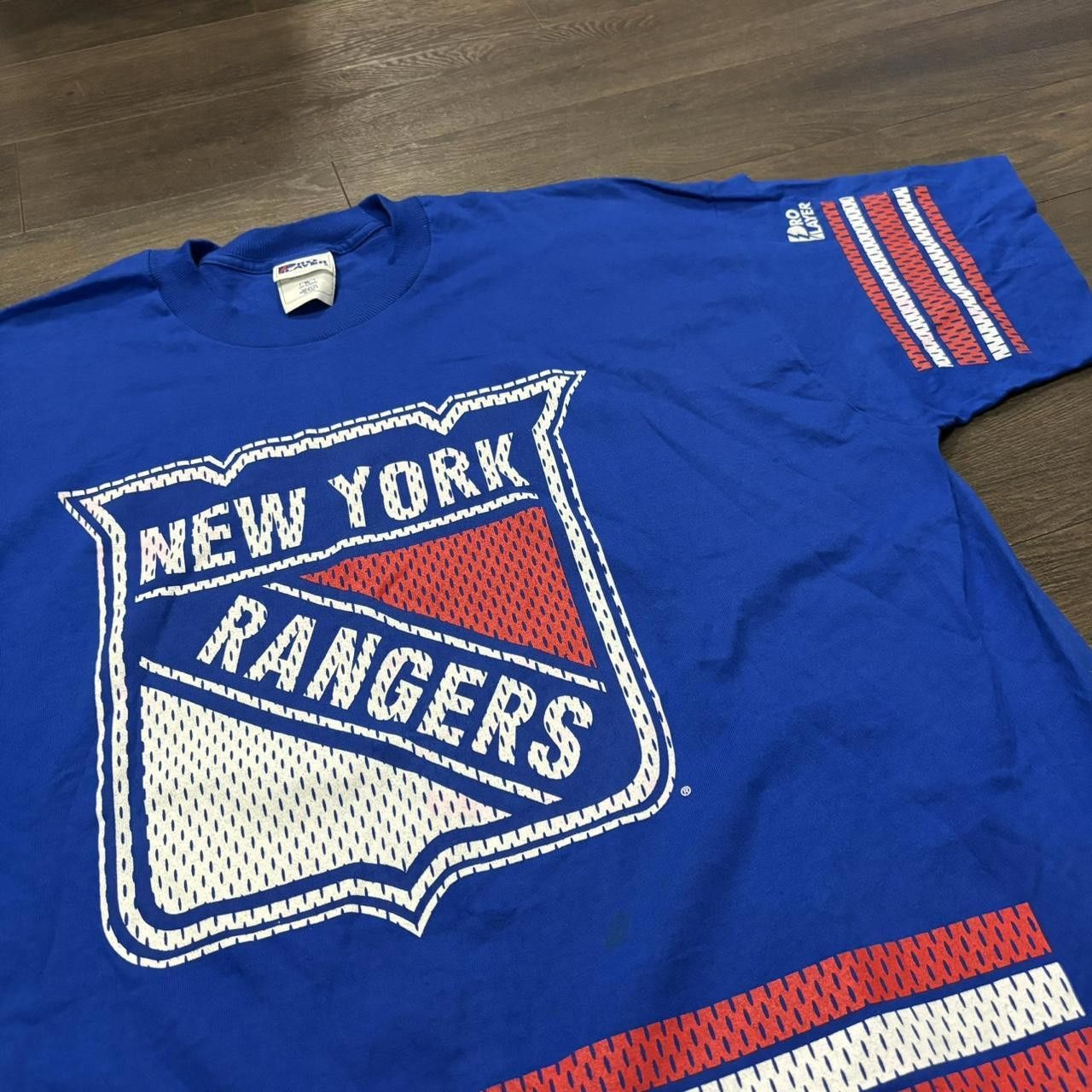Pro Player Vintage Pro Player New York Rangers Jersey T Shirt 90s Size US XL / EU 56 / 4 - 1 Thumbnail