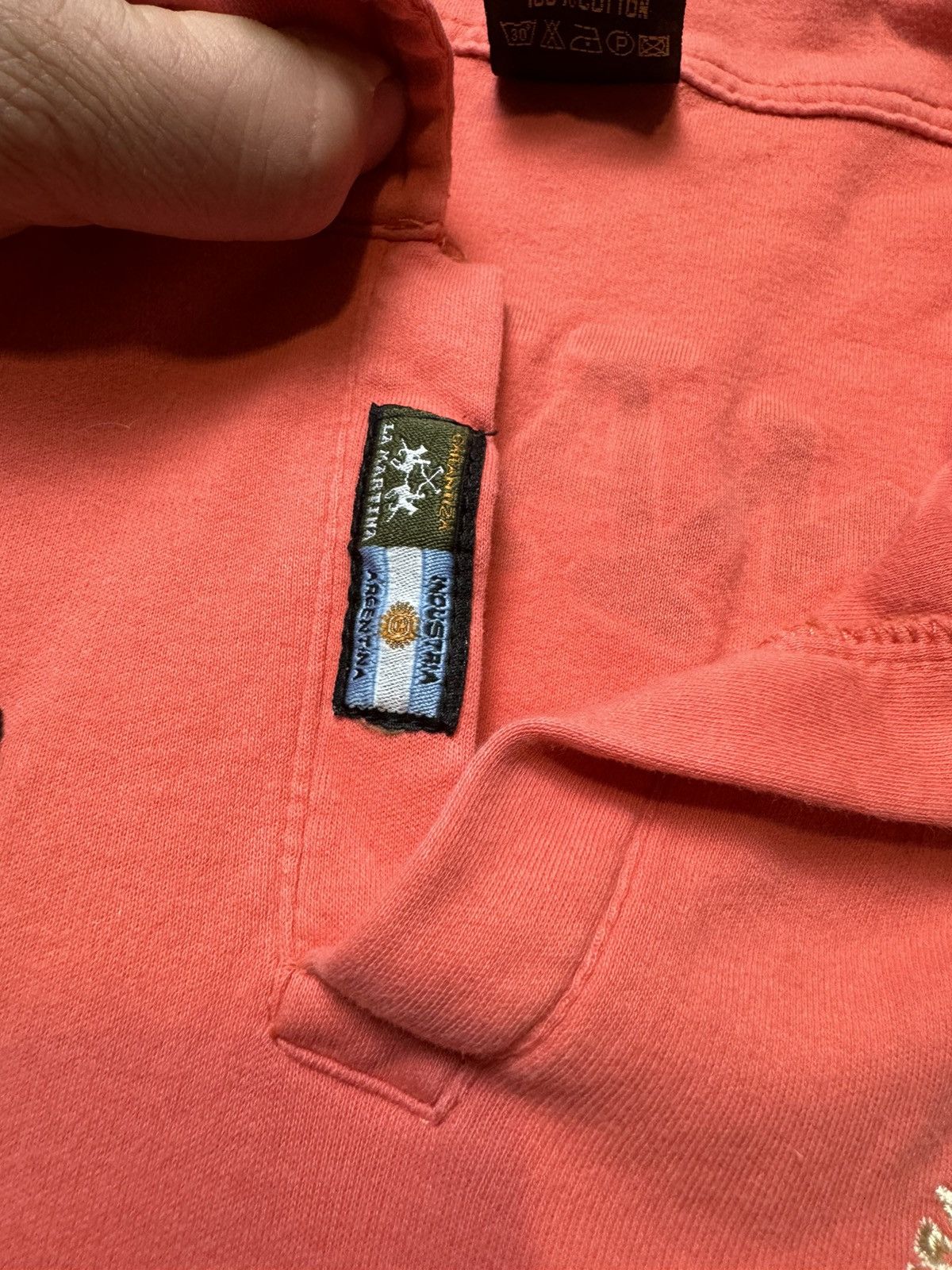 La Martina × Vintage Vintage Y2K La Martina Porsche Polo Embroidered Logo Size US L / EU 52-54 / 3 - 5 Thumbnail