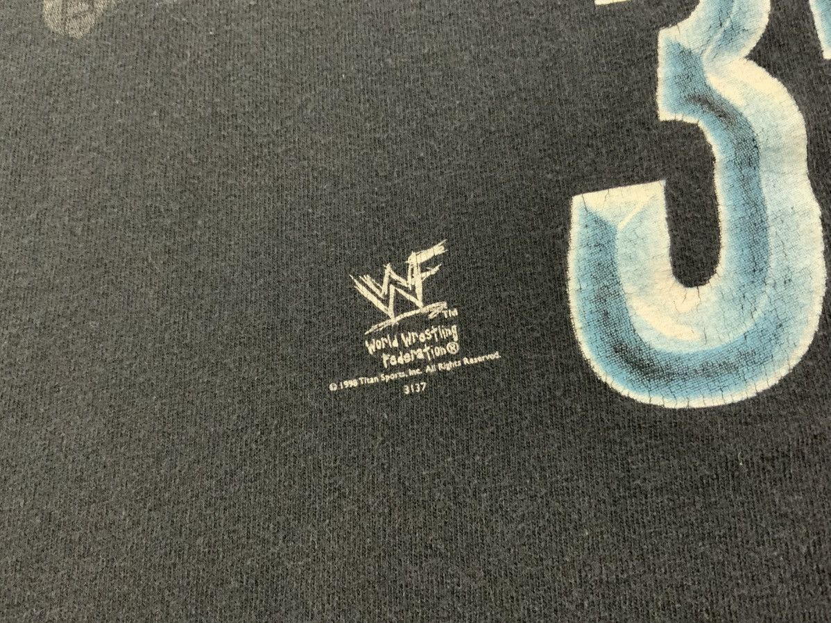 WWF Vintage 90s Stone Cold Austin 3:16 WF T Shirt Black Sz XL Size US XL / EU 56 / 4 - 3 Thumbnail